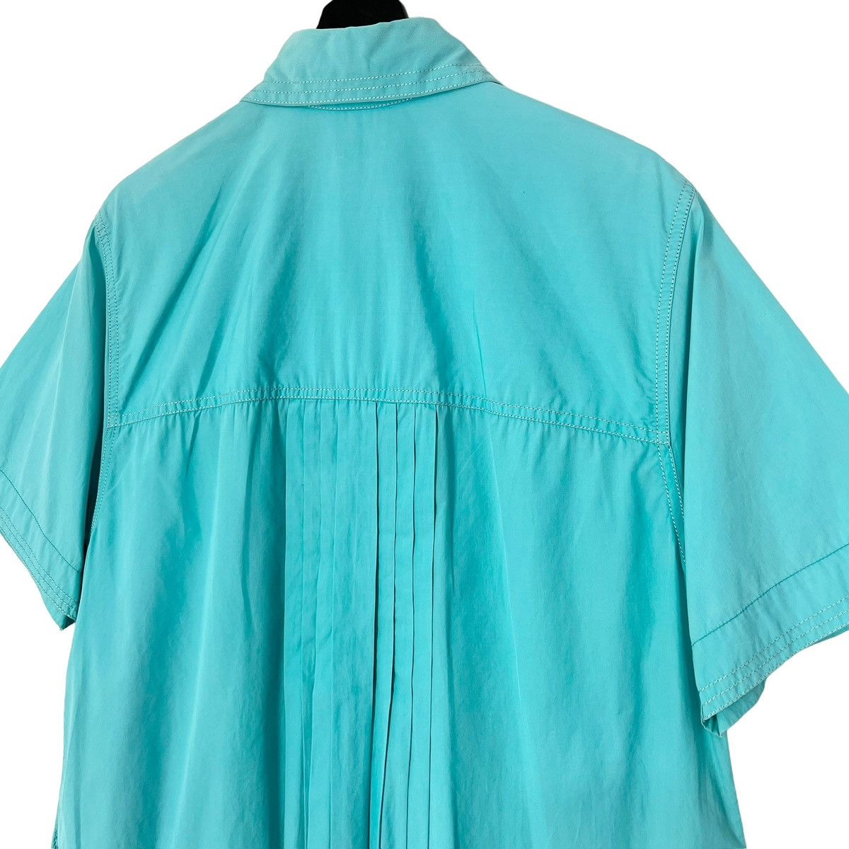 Chanel × Vintage Vintage Chanel Pleated Short Sleeve Women Light Jacket Size L / US 10 / IT 46 - 16 Thumbnail