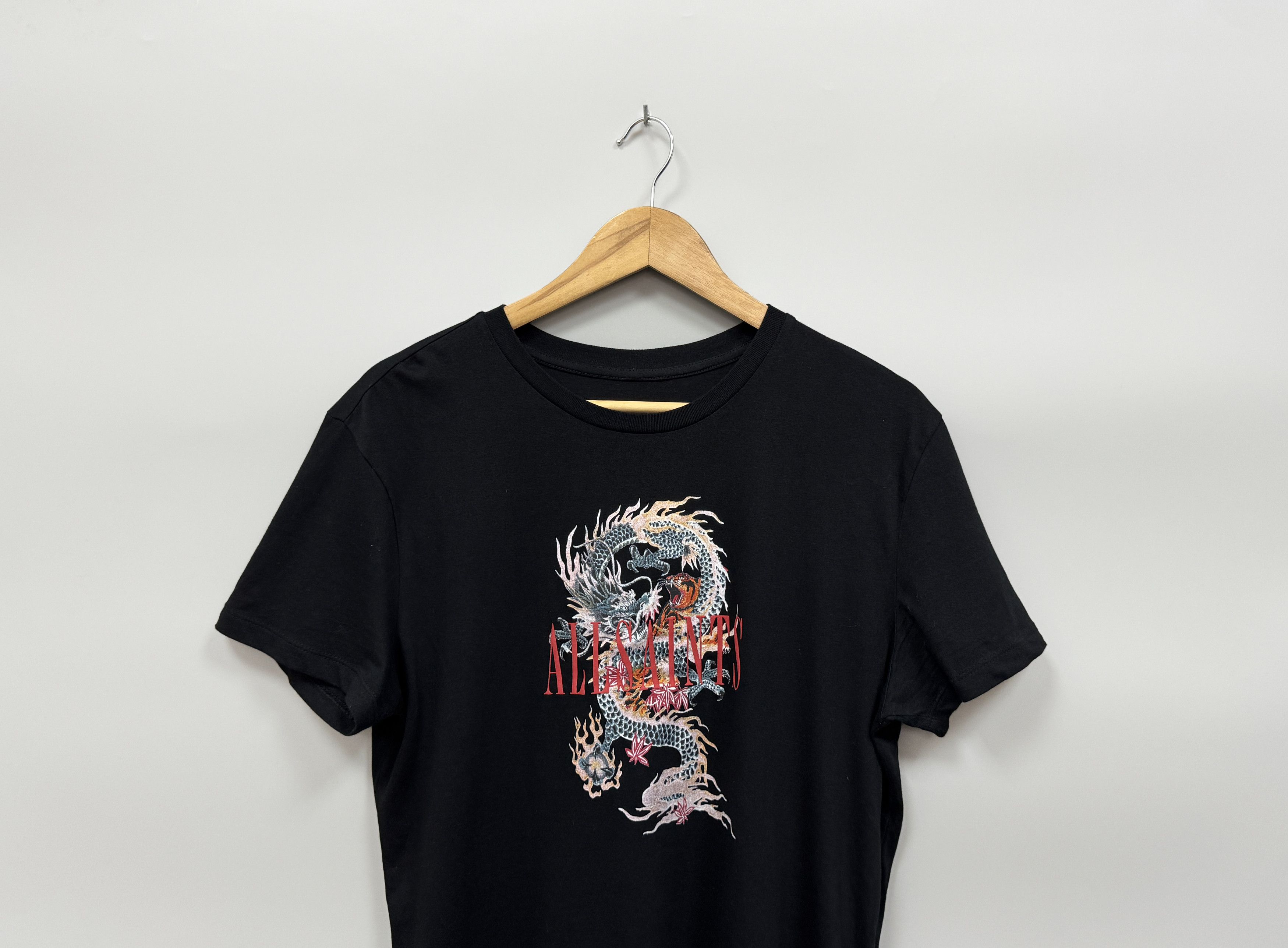 Allsaints All Saints Dna ss Crew Embroidered Logo Printed T-Shirt Size US S / EU 44-46 / 1 - 3 Thumbnail