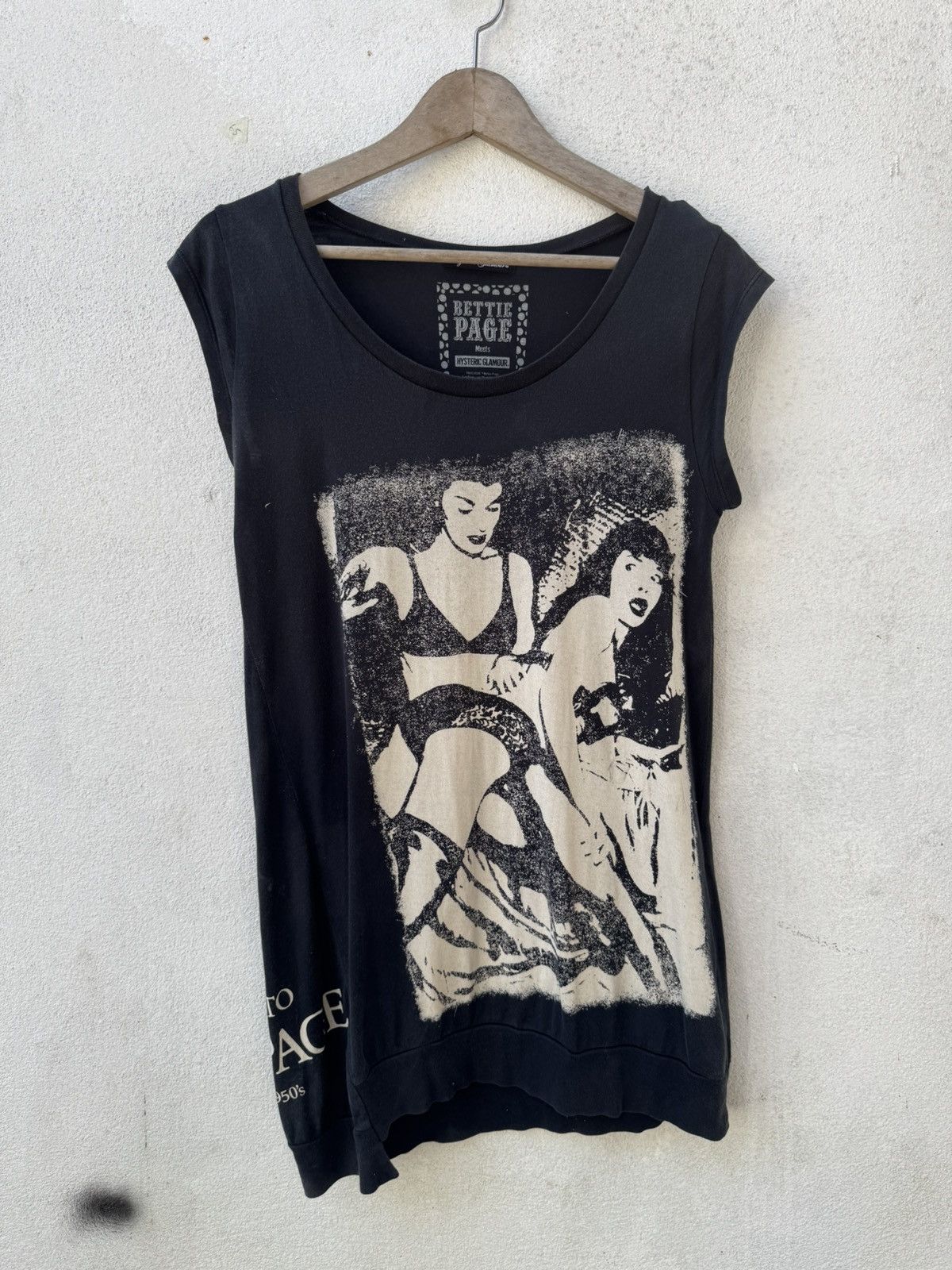 Hysteric Glamour HYSTERIC GLAMOUR BETTIE PAGE TEE Size S / US 4 / IT 40 - 1 Thumbnail
