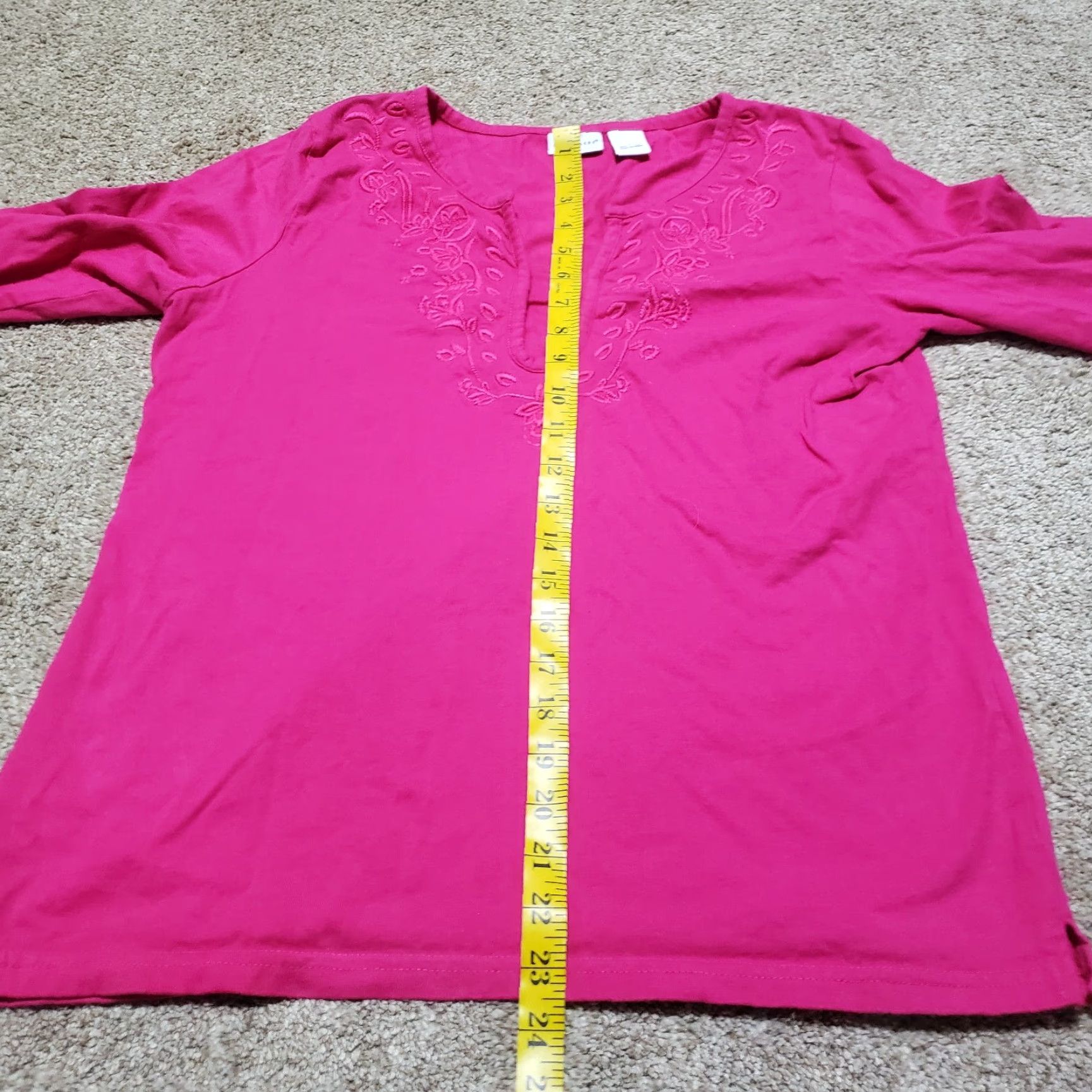 Pinko Kim Rogers Shirt Girls Adult Large Half Sleeve Floral Pink Top 90s? (Note: adjust) Size L / US 10 / IT 46 - 6 Thumbnail