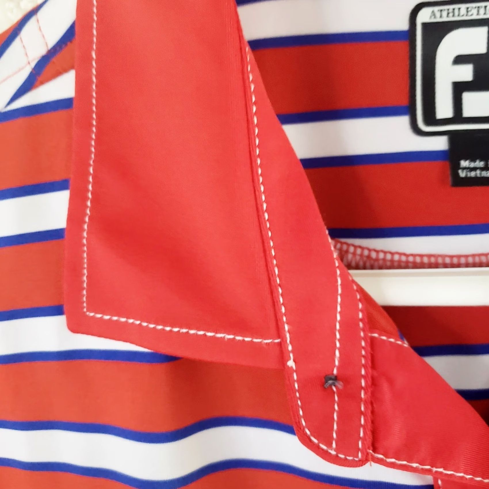 Footjoy FootJoy Polo Shirt Mens XL Multicolor Striped Golf Performance SS Fripp Island Logo Size US XL / EU 56 / 4 - 7 Thumbnail