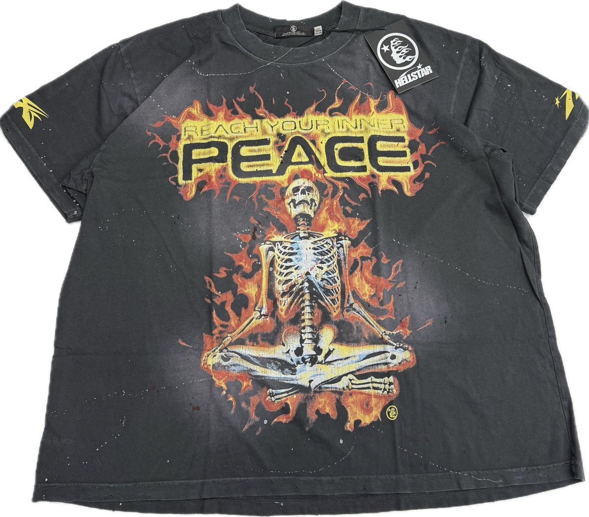 HELLSTAR Hellstar Inner Peace T-shirt Size 3XL Size US XXL / EU 58 / 5 - 1 Thumbnail