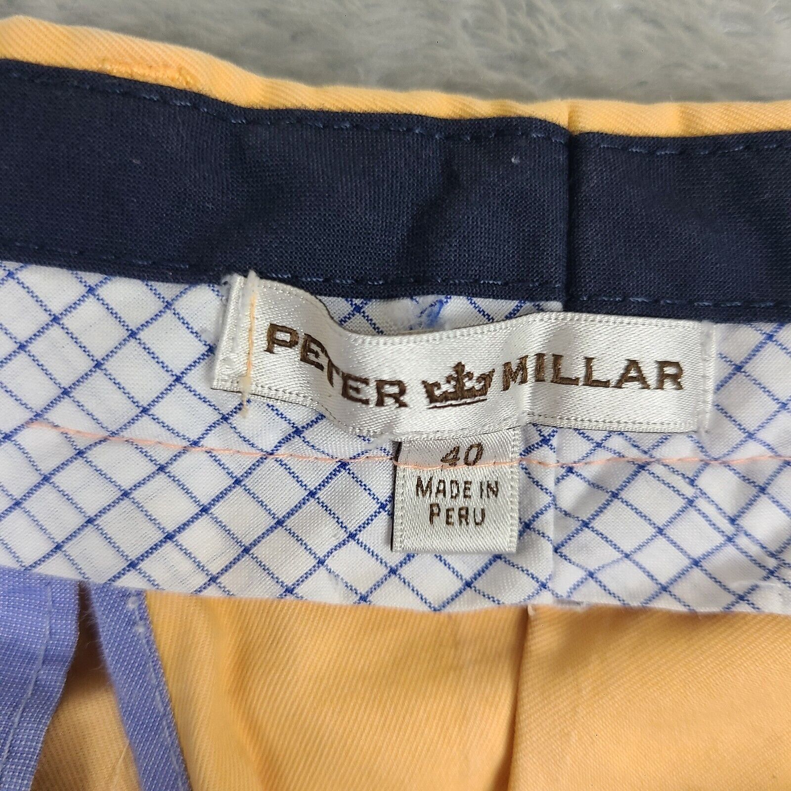 Peter Millar Peter Millar Chino Flat Front Shorts Peach Color Mens Size 4 Size US 40 / EU 56 - 7 Thumbnail