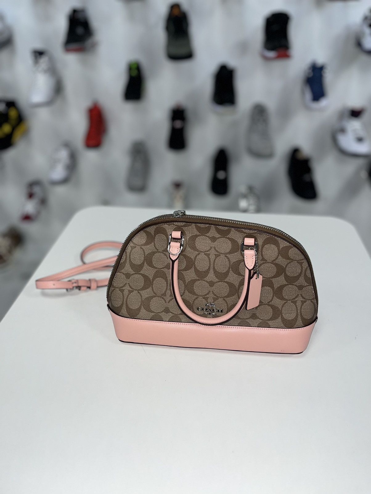 Coach Coach Cartable mini sierra leather crossbody bag Size ONE SIZE - 1 Thumbnail
