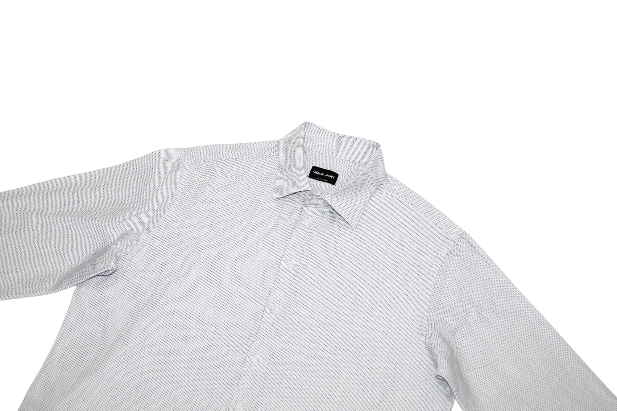 Giorgio Armani Giorgio Armani regular spread-collar polka dot oxford shirt Size US XL / EU 56 / 4 - 7 Thumbnail
