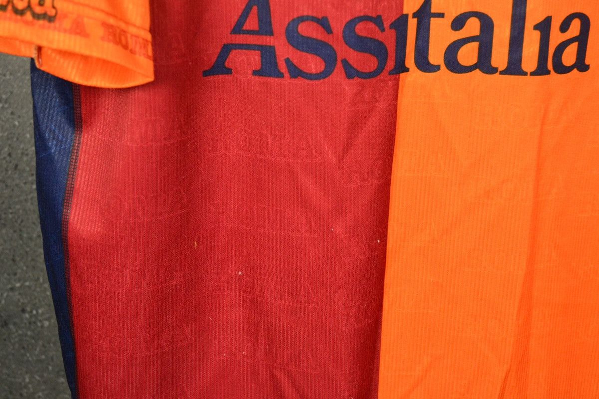 Vintage As Roma Vintage Football Shirt Soccer Jersey BATISTUTA #20 Size US L / EU 52-54 / 3 - 5 Thumbnail