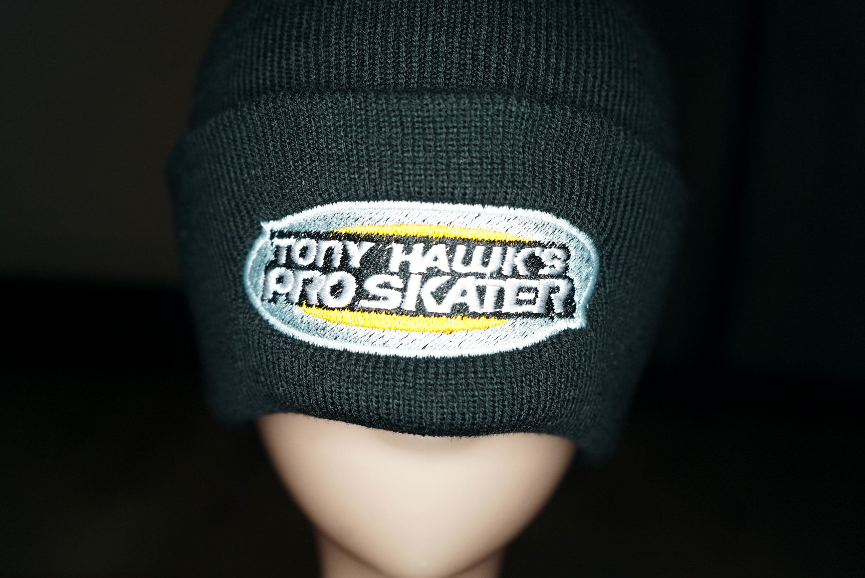 Handmade Tony Hawk's Pro Skater Logo, 2000s 90s Y2K Beanie Size ONE SIZE - 1 Thumbnail