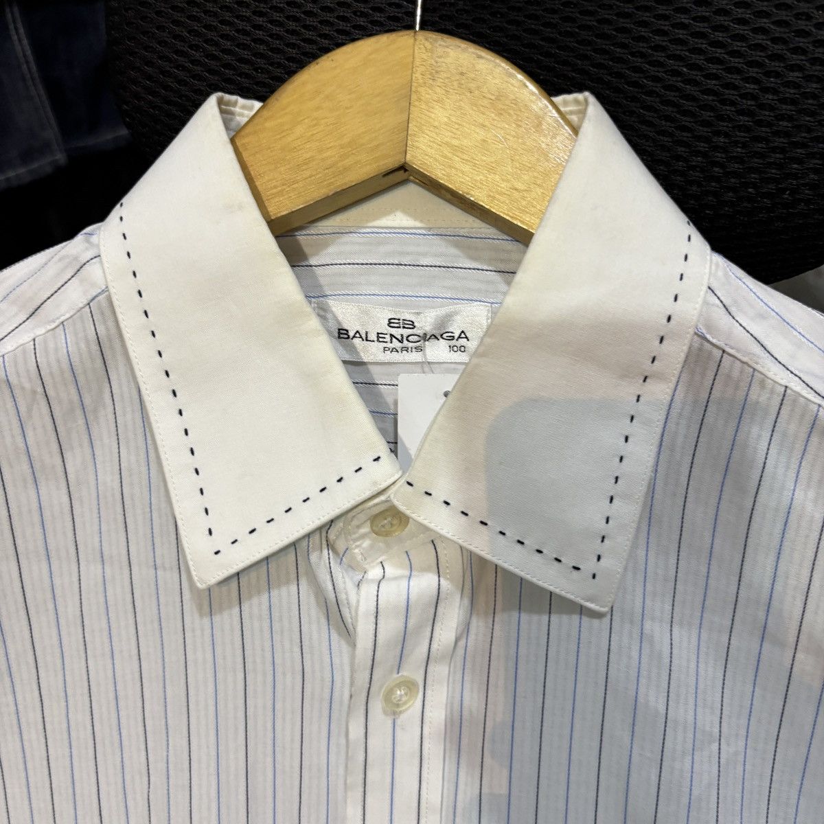 Balenciaga Vintage Balenciaga button up shirt Size US L / EU 52-54 / 3 - 5 Thumbnail