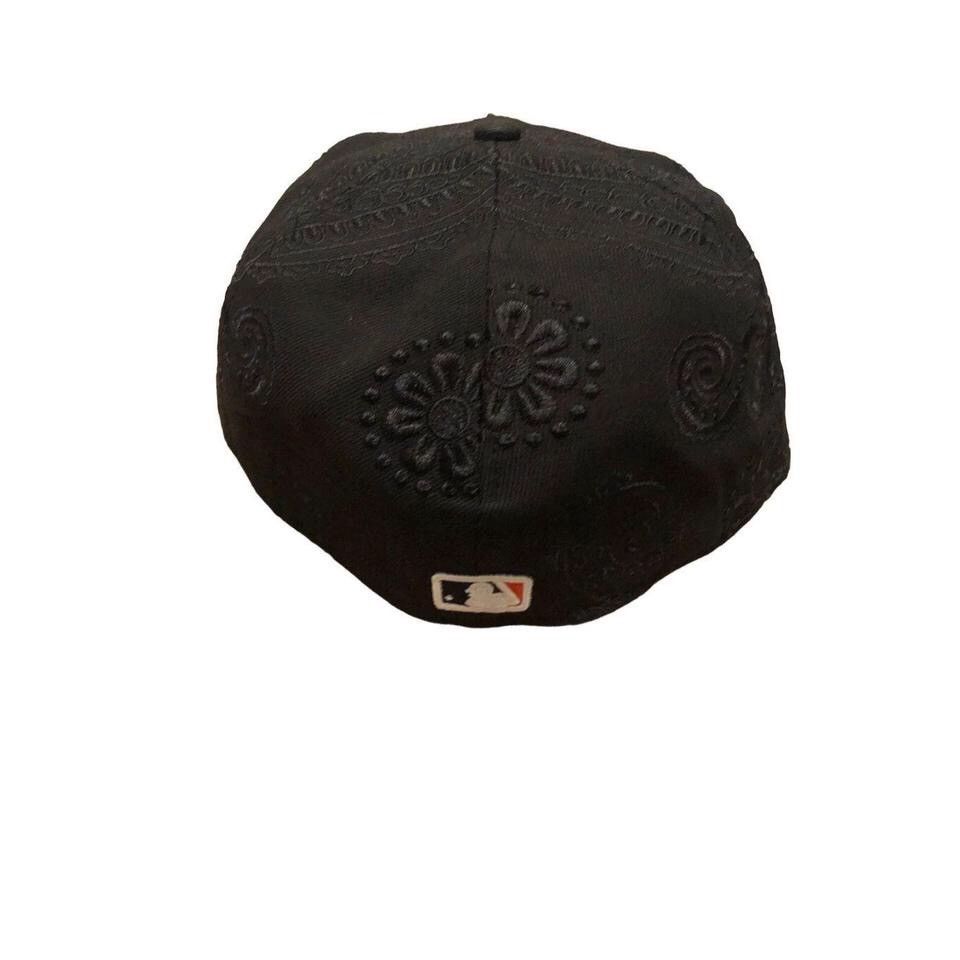New Era New Era San Francisco Giants Swirl Black Fitted Hat 7 3/4 Size ONE SIZE - 4 Thumbnail