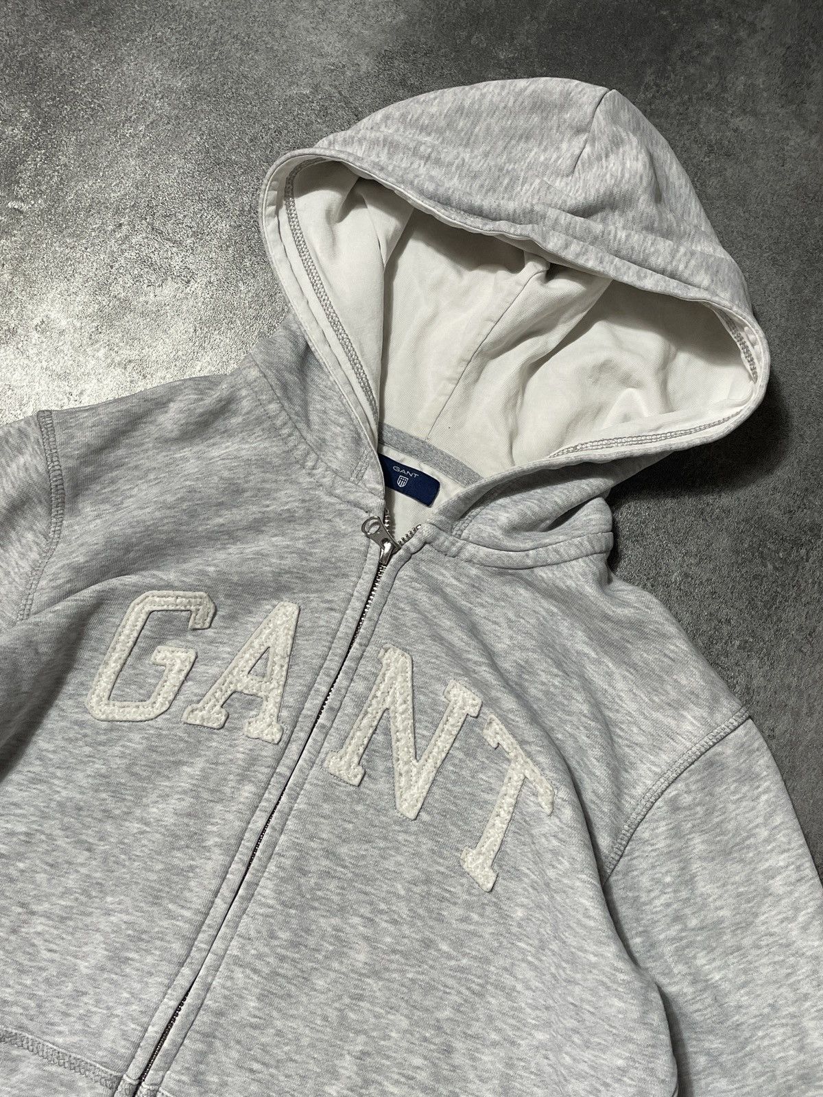 Gant 🔥RARE🔥Gant Vintage Y2K Hoodie Zip Spellout Size XS / US 0-2 / IT 36-38 - 2 Thumbnail