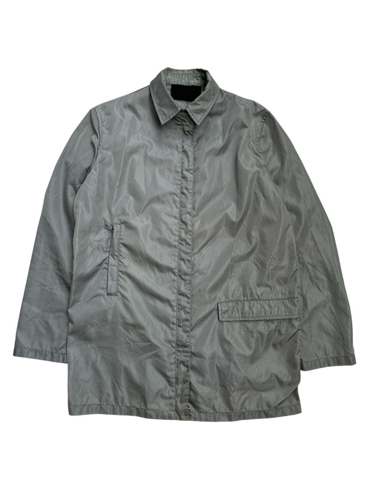 Prada Vintage Prada S/S'98 Buttoned Oversized Jacket | Grailed