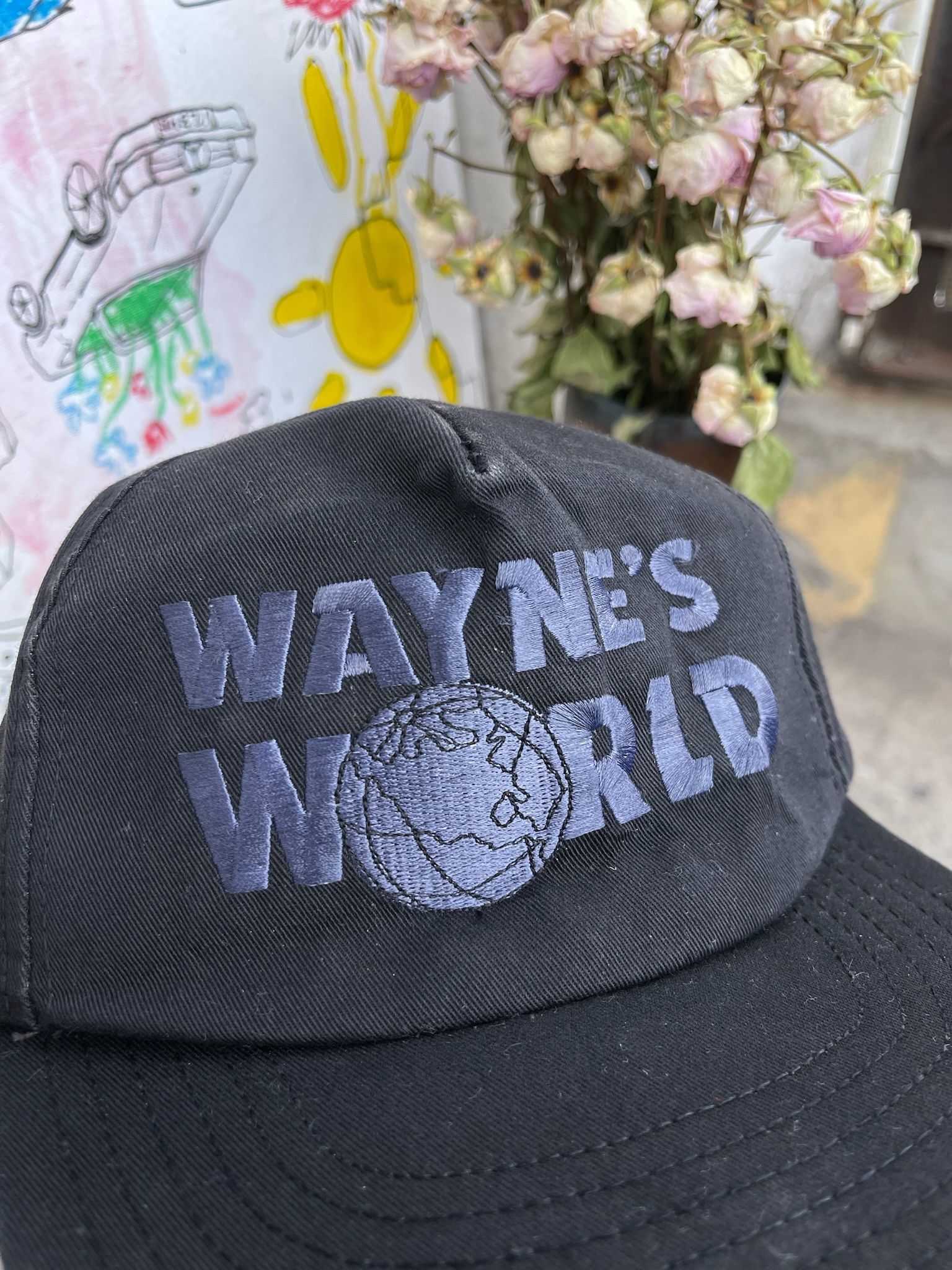 Vintage Vintage 90’s Wayne’s World Snap Back Hat Cap Size ONE SIZE - 3 Thumbnail