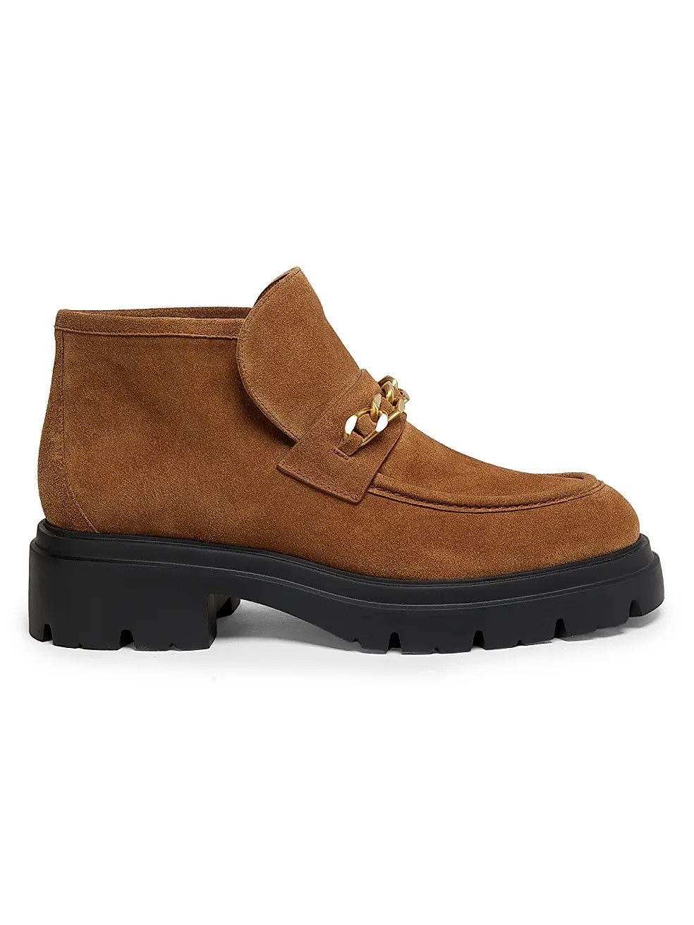 Stuart Weitzman os11x0326 Soluxe Hudson 50mm Suede Chukka Boots in Brown Size US 7 / IT 37 - 1 Thumbnail