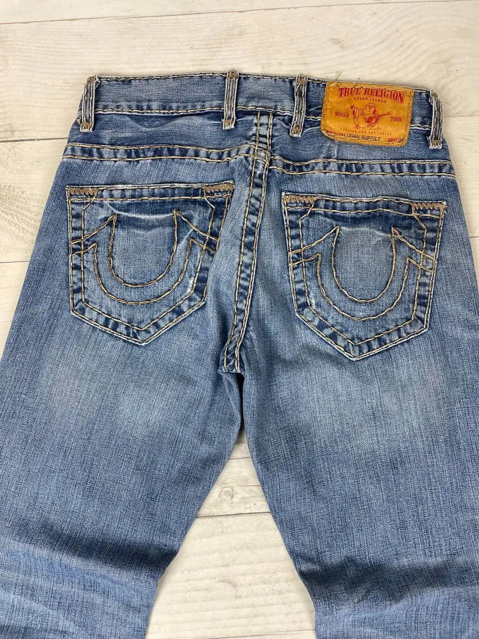 True Religion Vintage True Religion Logan Super T Denim Jeans 90s USA Size US 30 / EU 46 - 12 Thumbnail
