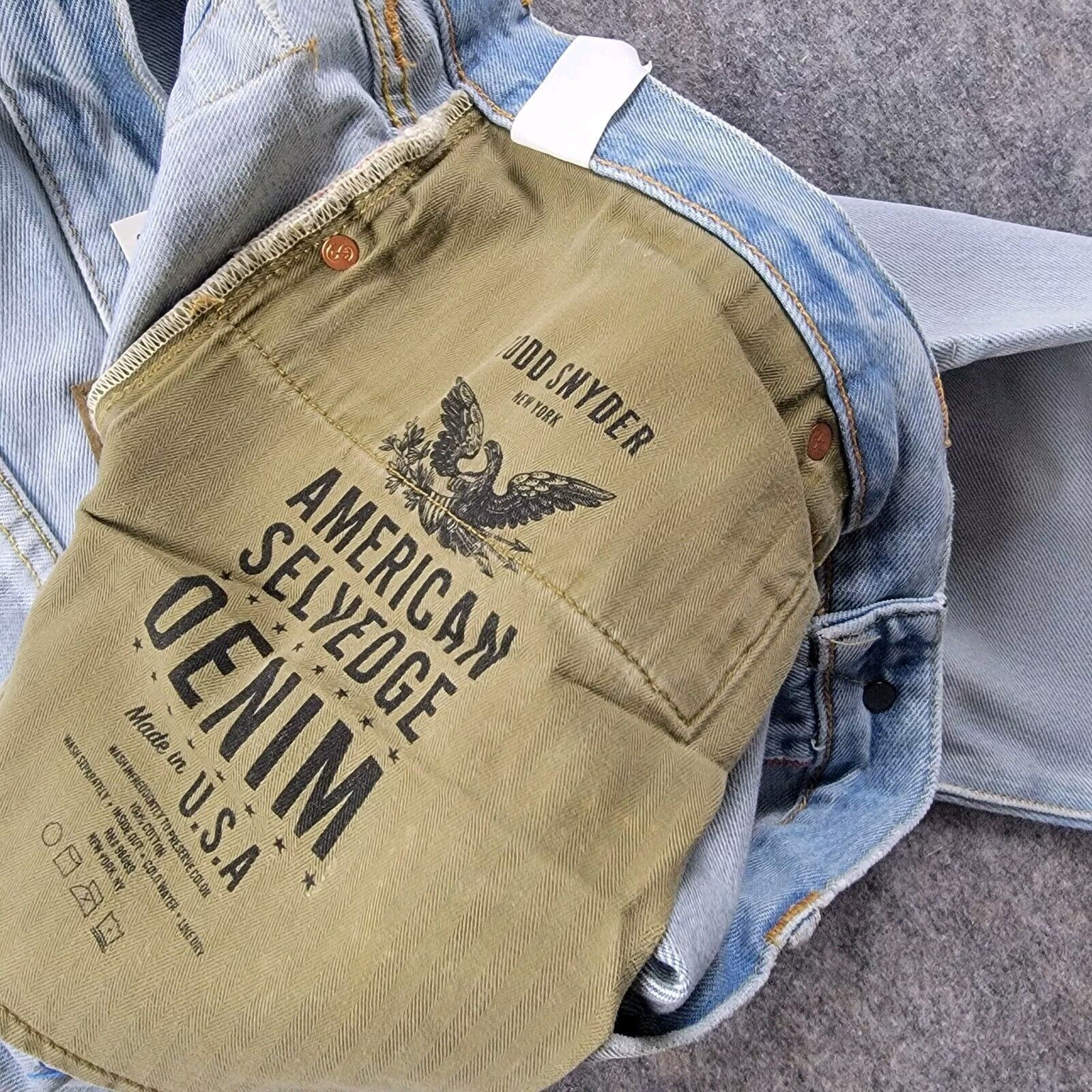 Todd Snyder Todd Snyder Slim Fit Upcycle Patched Selvedge Jeans Size US 36 / EU 52 - 5 Thumbnail