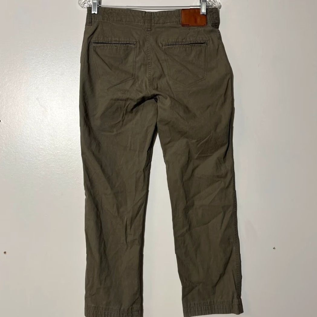 Quiksilver Quicksilver Canvas Pants Men 28x29 Olive Green Straight Relaxed Stretch Fit Chino Pants Mens Regular 29 Inseam Size US 28 / EU 44 - 4 Thumbnail