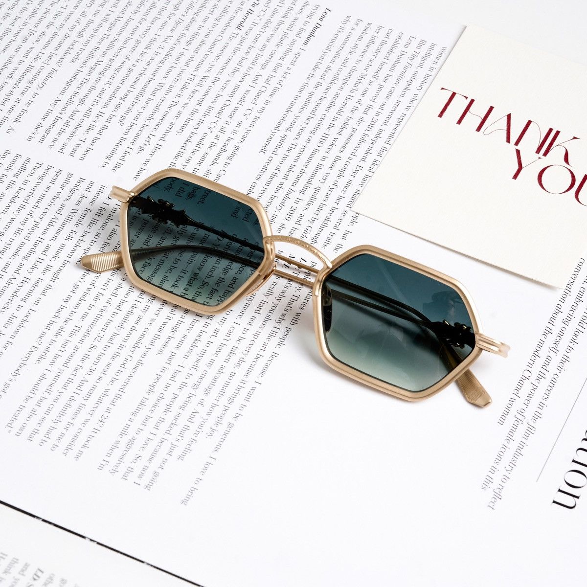 Chrome Hearts CHROME HEARTS DATASS MATTER GOLD PLATED SUNGLASSES Size ONE SIZE - 6 Thumbnail