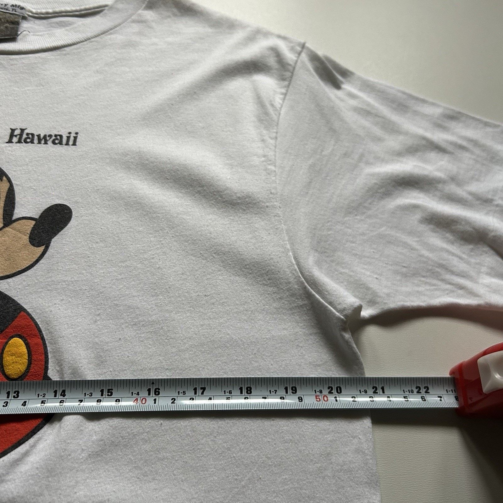 Disney Vintage Mickey Mouse T Shirt 80s Disney Hawaii Large Rare Size US L / EU 52-54 / 3 - 3 Thumbnail