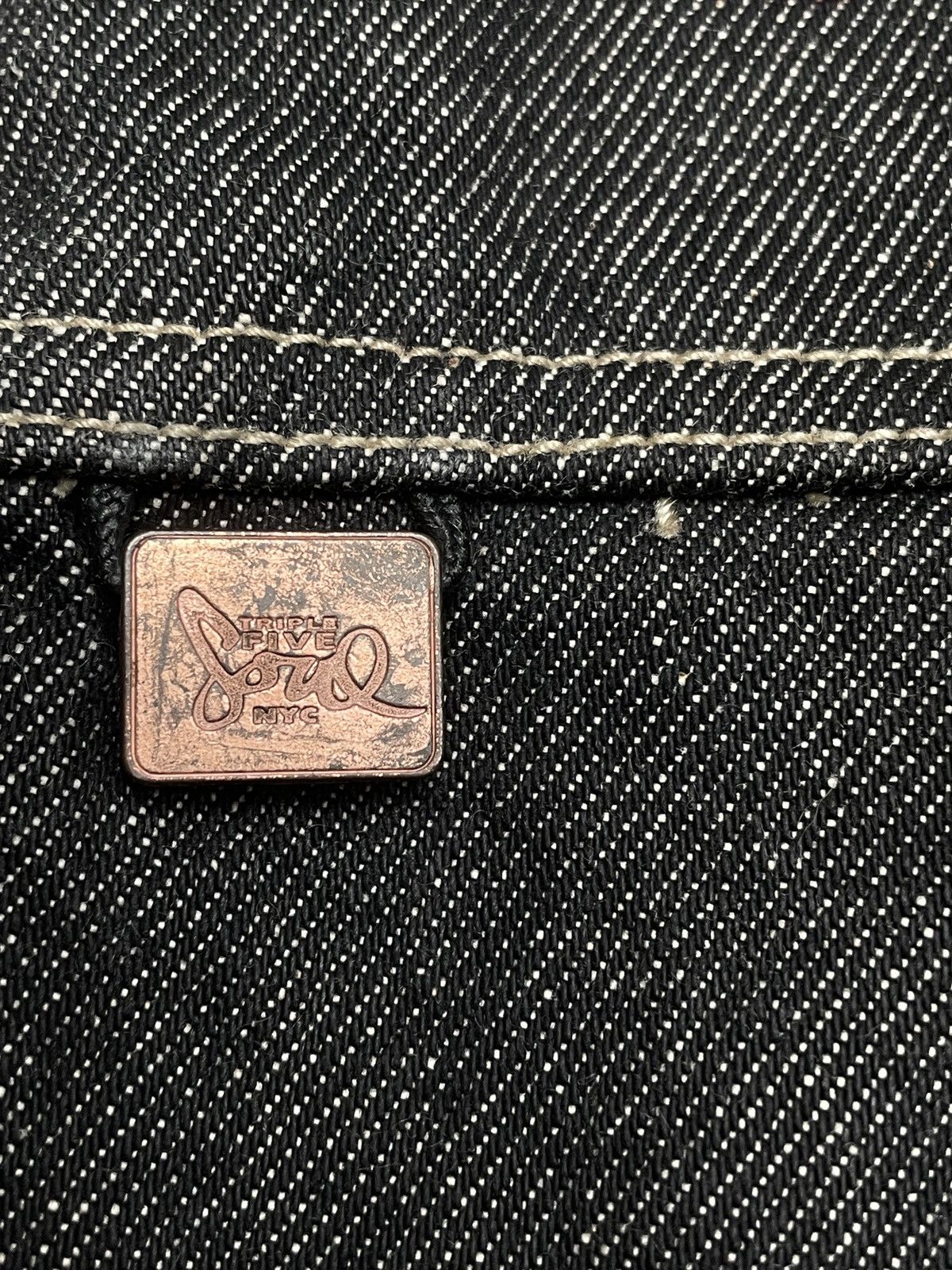 If Six Was Nine × Triple 5 Soul Rare Design Vintage Brand Triple 5 Soul Baggy Jeans 1990s Size US 32 / EU 48 - 13 Thumbnail