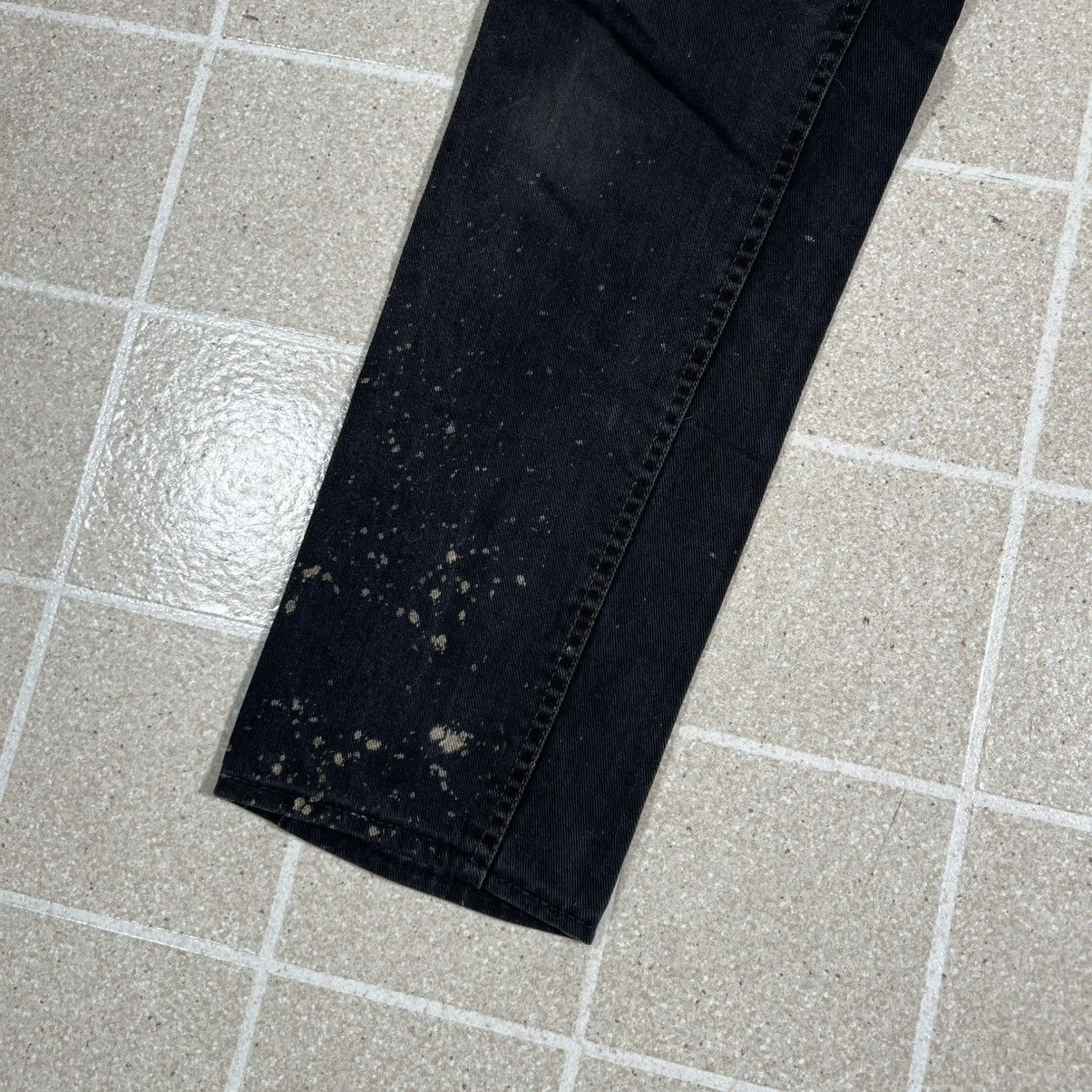 Levi's Vtg 80s Levi’s 505 Jeans Black Denim USA Made Black Tab Size US 29 - 6 Thumbnail