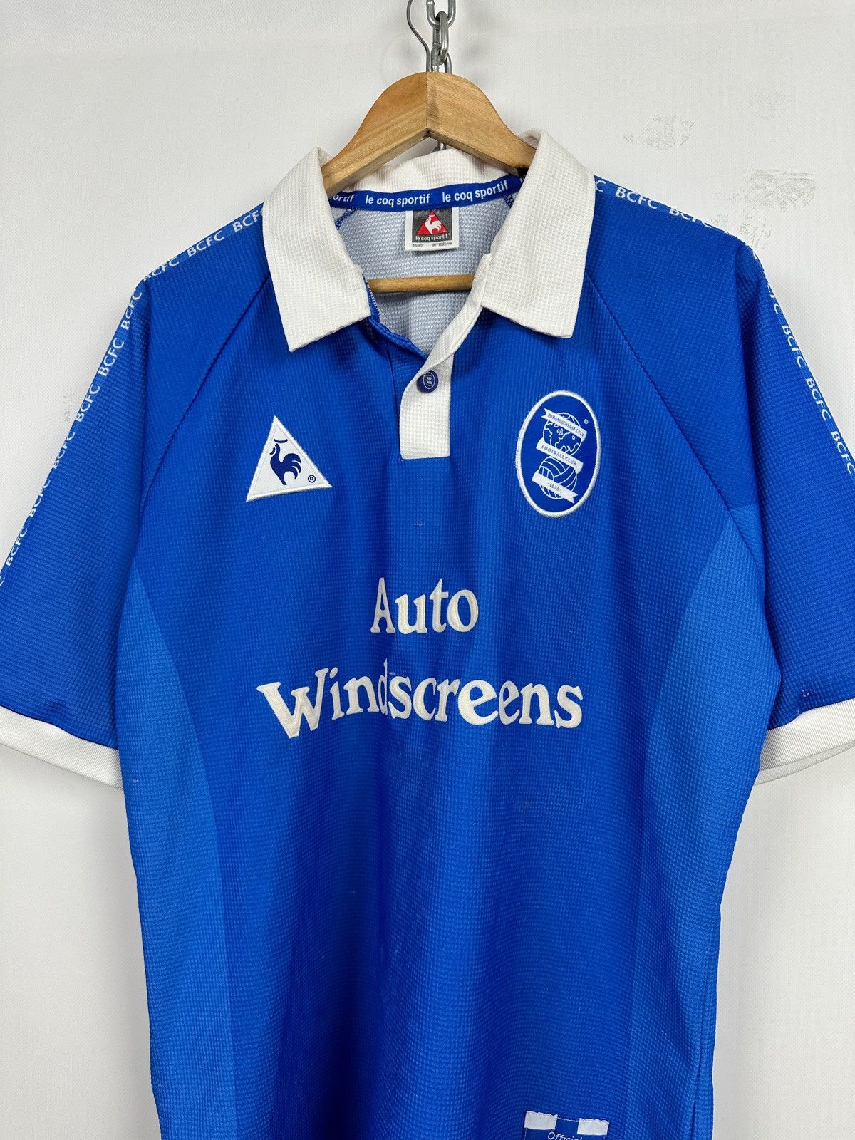 Le Coq Sportif 1998/99 Le Coq Sportif Birmingham City Vintage Soccer Jersey Size US L / EU 52-54 / 3 - 4 Thumbnail