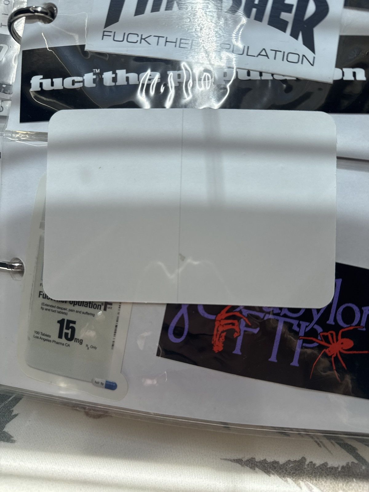 Babylon × Fuck The Population FTP x Babylon Chain Sticker Size ONE SIZE - 2 Thumbnail