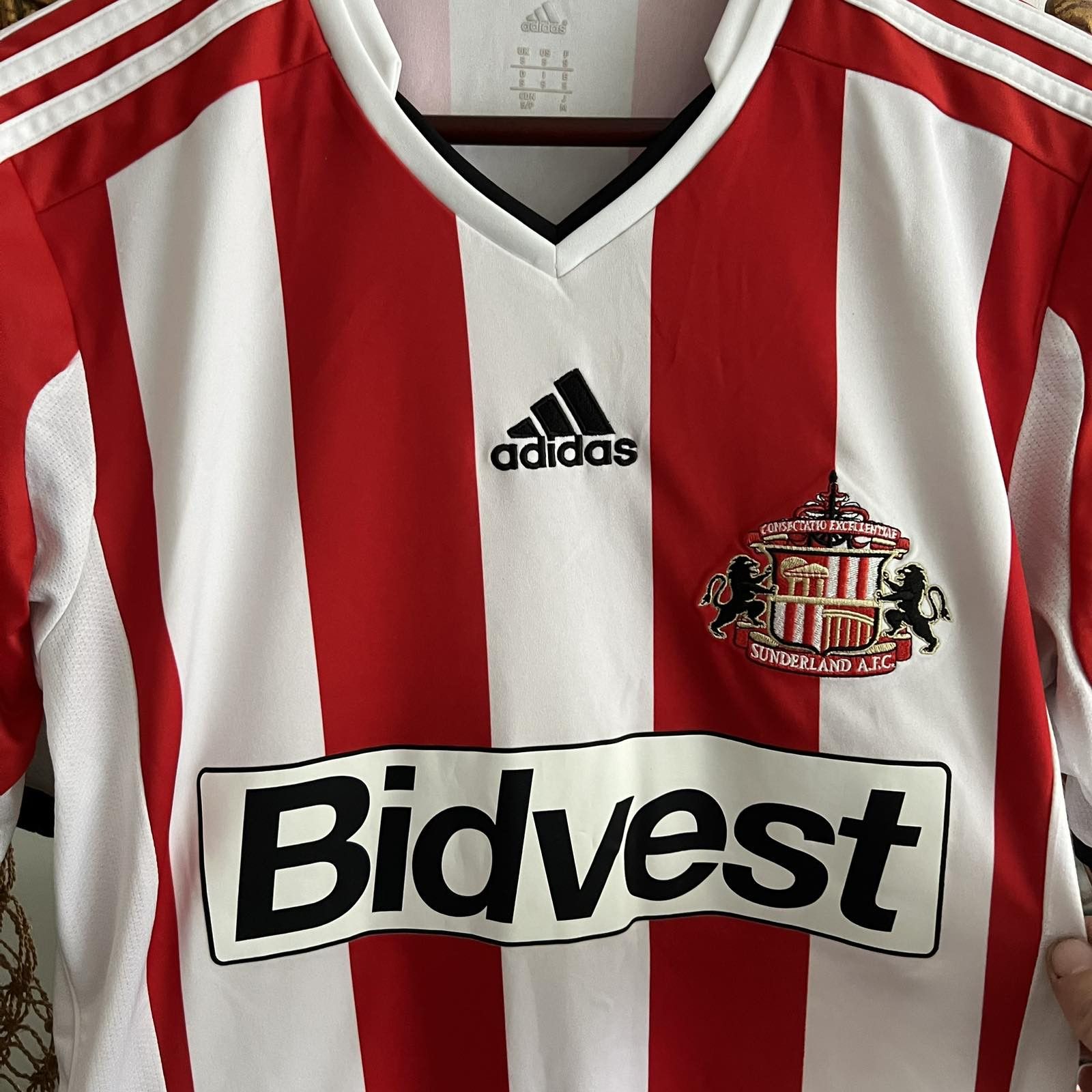 Adidas Adidas Sunderland Soccer Jersey Sz S Size US S / EU 44-46 / 1 - 5 Thumbnail