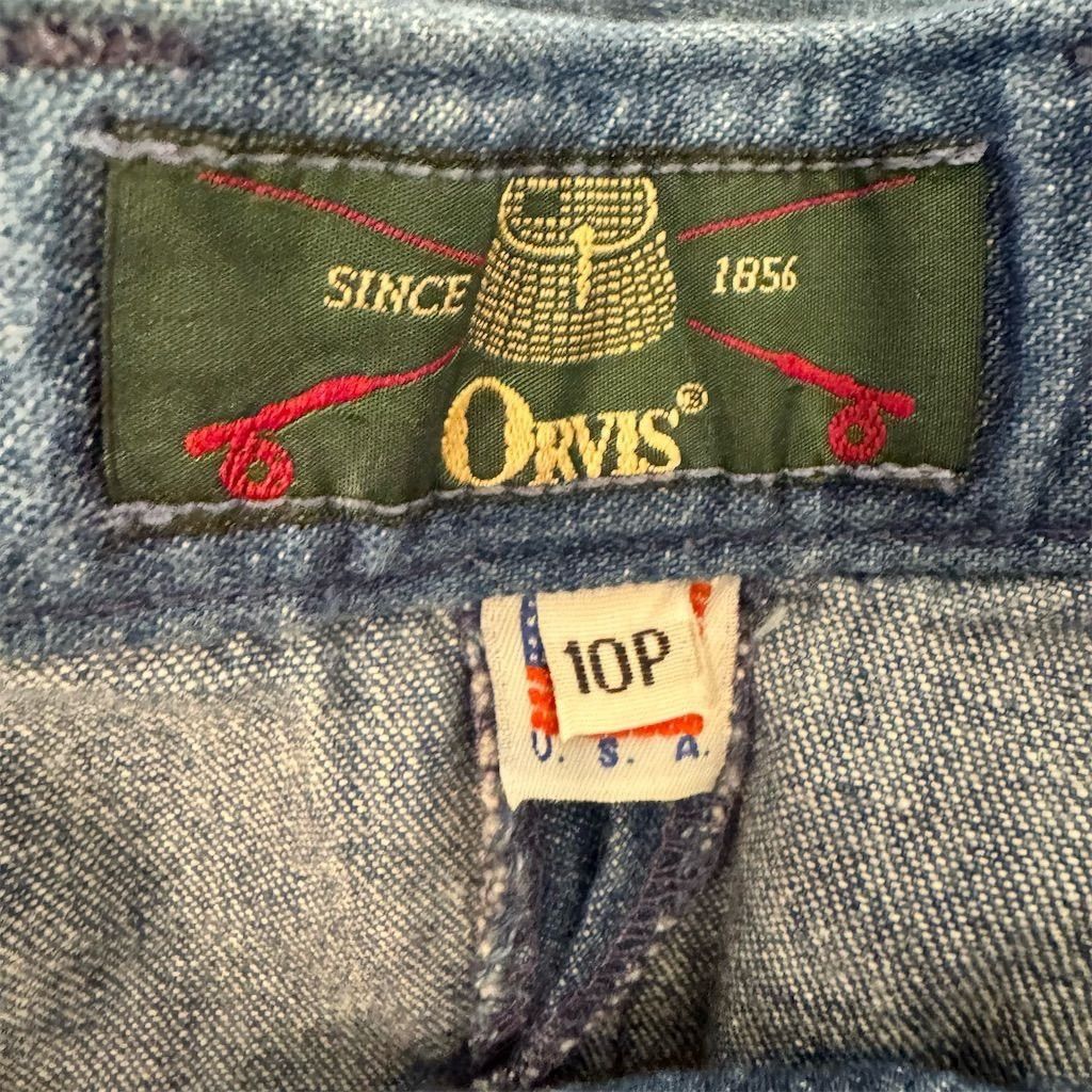 Orvis Orvis Vintage Denim Midi Skirt Women's Size 10P Blue A-Line Size 32" / US 10 / IT 46 - 4 Thumbnail