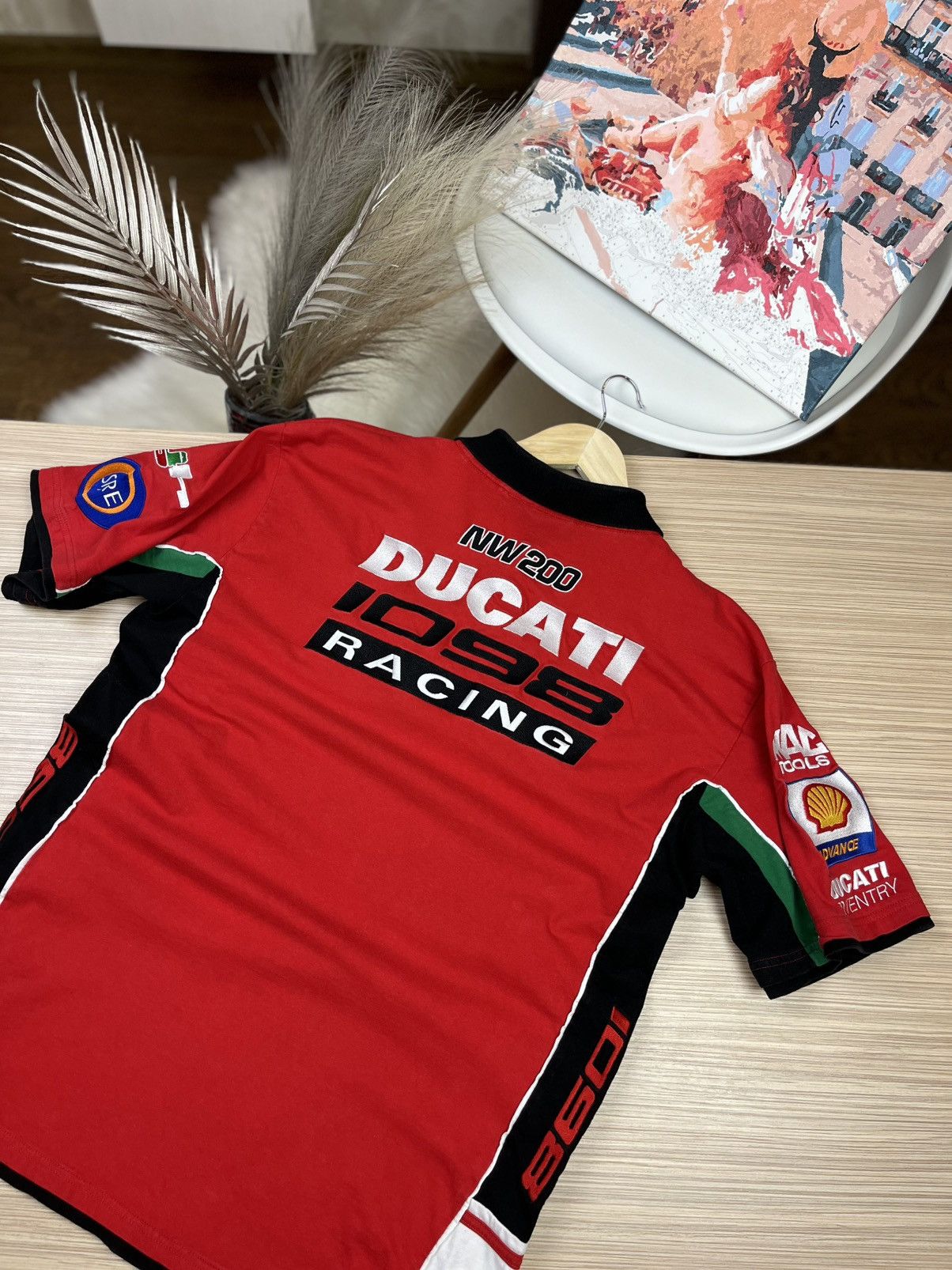 Ducati Vintage Ducati Racing Polo 1098 NW 200 Size US XL / EU 56 / 4 - 9 Thumbnail