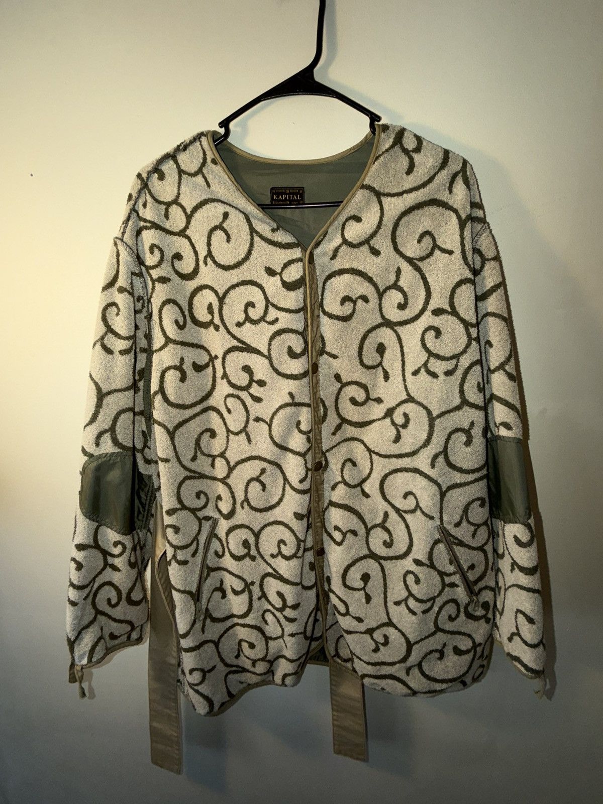 Kapital Kountry Kapital Kountry Scroll Jacquard Terry Military Liner jacket Size US S / EU 44-46 / 1 - 1 Thumbnail
