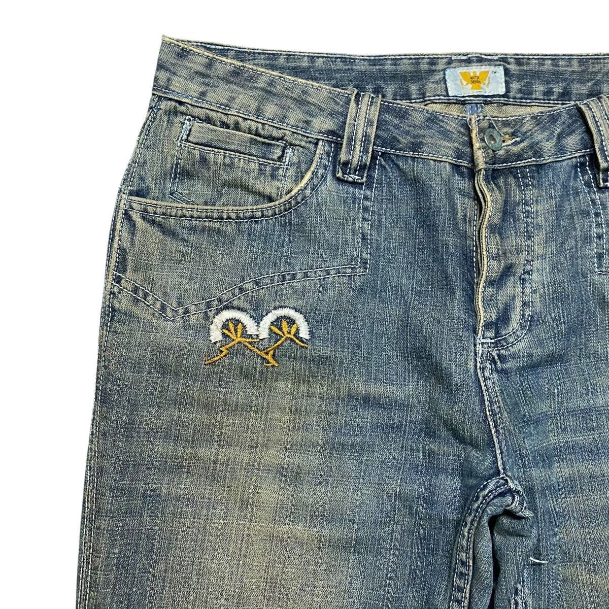 Antik Denim Vintage Antik Denim Embroidery Jeans Distressed Size US 34 / EU 50 - 4 Thumbnail
