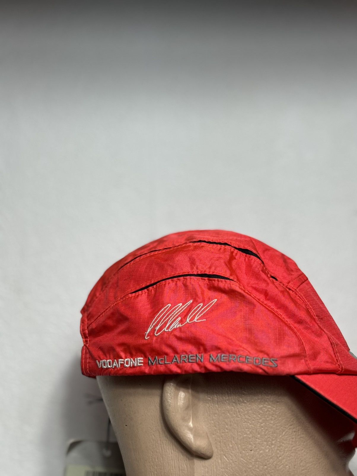 Malcolm McLaren Vodafone McLaren Mercedes Nylon Racing Cap Size ONE SIZE - 4 Thumbnail