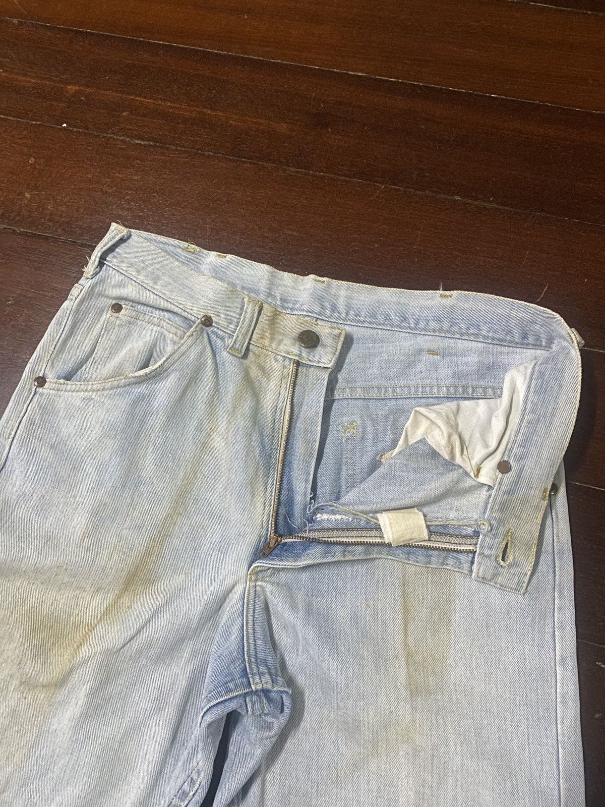 Lee Vintage 70s LEE Riders mud wash rusty talon 42 Size US 32 / EU 48 - 20 Thumbnail