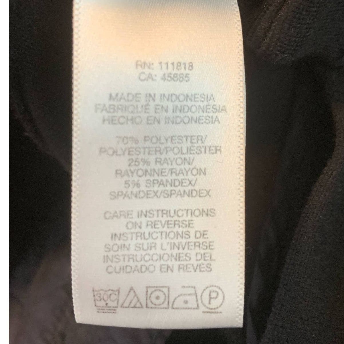 Michael Kors Michael Kors black no pockets straight legs size 10 Size 32" / US 10 / IT 46 - 5 Thumbnail