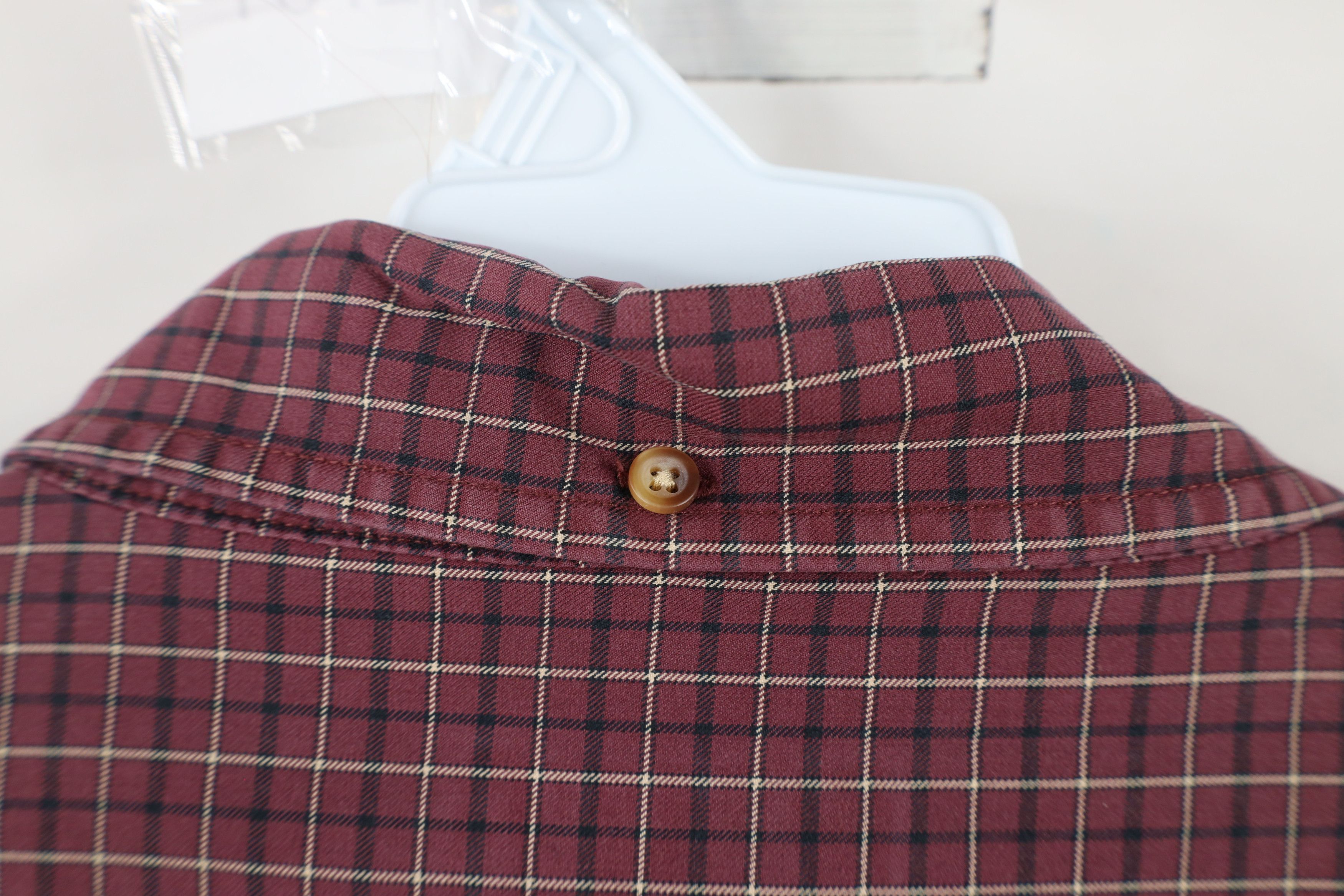 Cabelas × Vintage Vintage Cabelas Faded Collared Button Down Shirt Red Plaid Size US XXL / EU 58 / 5 - 6 Thumbnail