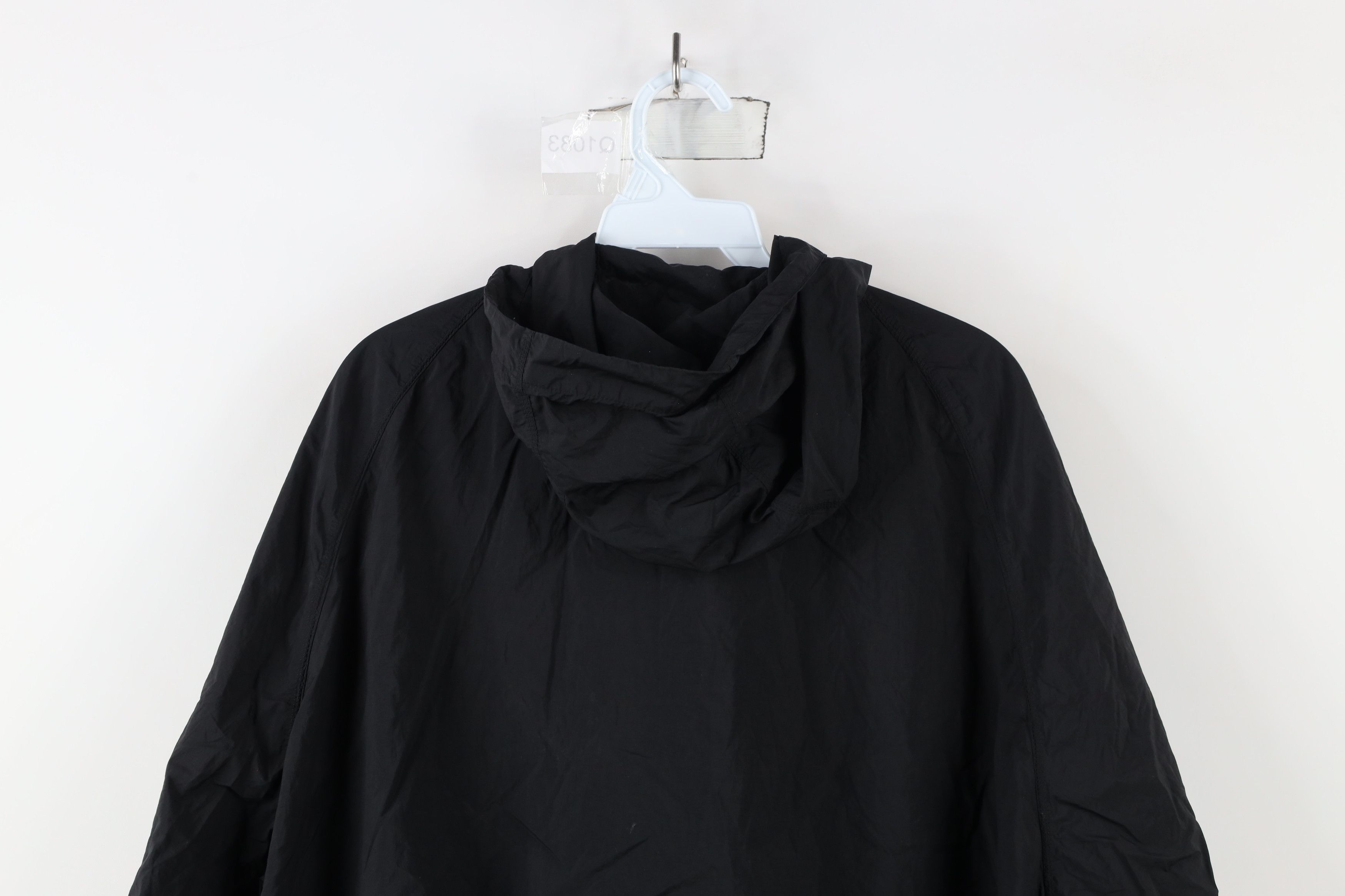 Adidas × Vintage Retro Adidas Baggy Cropped Fit Hooded Windbreaker Jacket Size L / US 10 / IT 46 - 11 Thumbnail