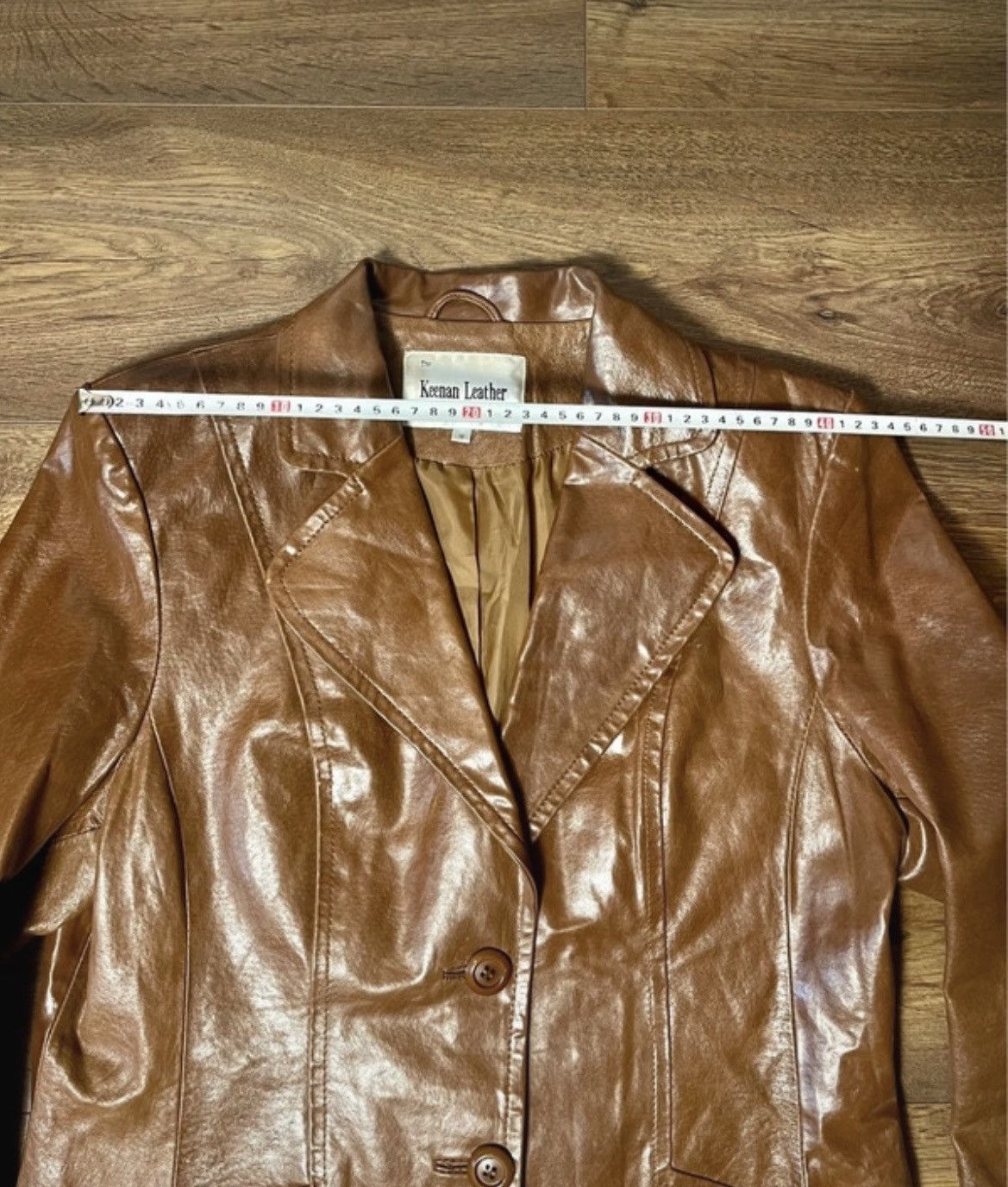 Vintage Vintage Women's Leather Jacket Keenan Leather Size L / US 10 / IT 46 - 11 Thumbnail