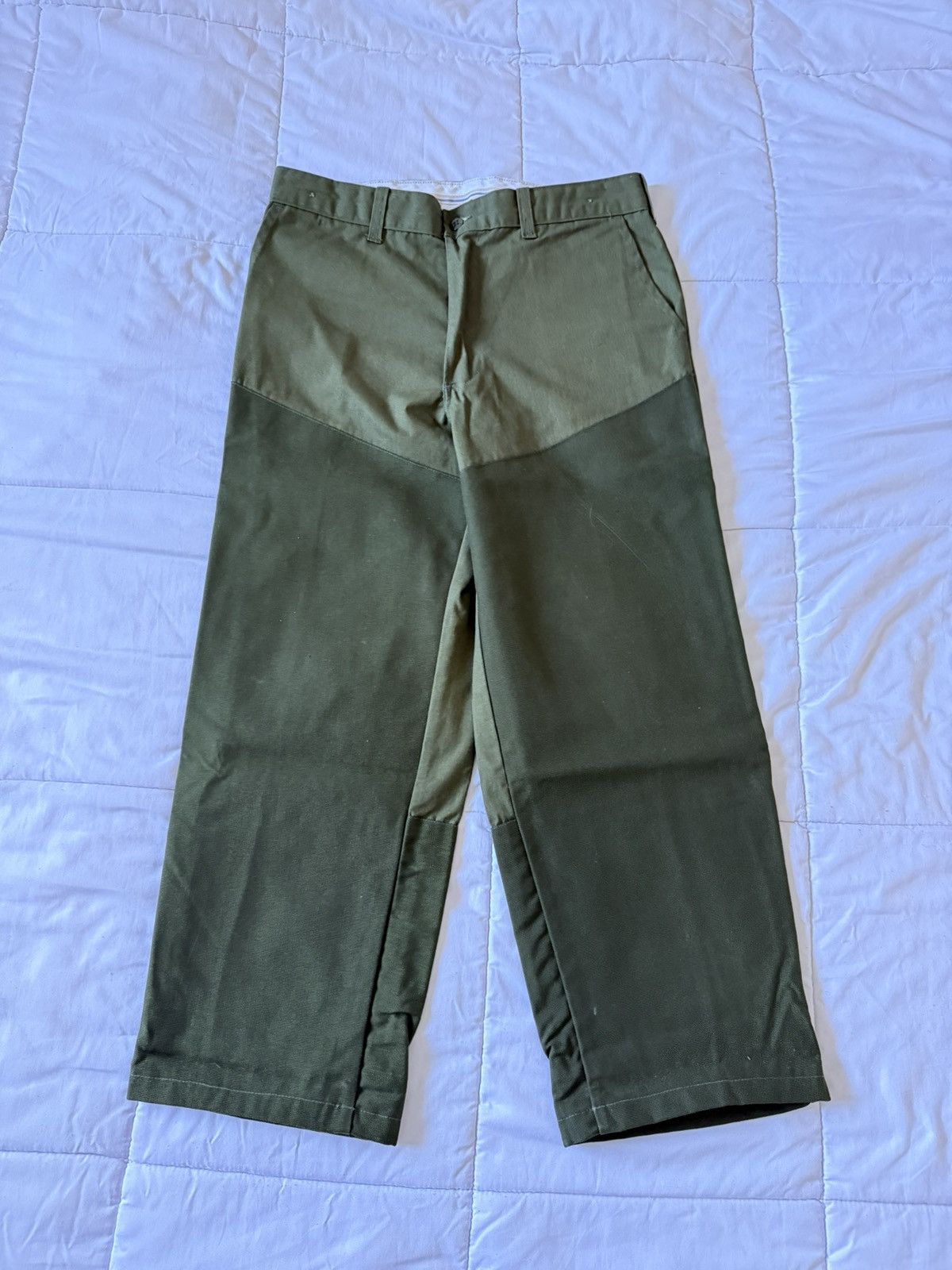 Vintage Rattlers Brand Briar Pants Green Hunting Hiking Brush Size US 34 / EU 50 - 1 Thumbnail