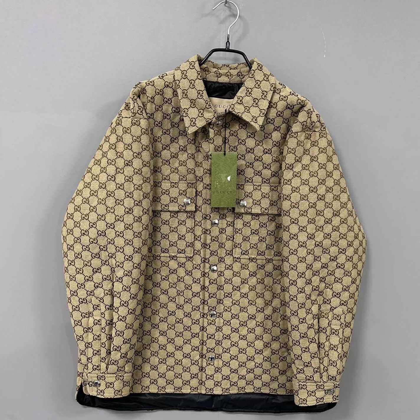 Gucci GUCCI GG monogram cotton quilted jacket size S new with tags Size M / US 6-8 / IT 42-44 - 1 Thumbnail