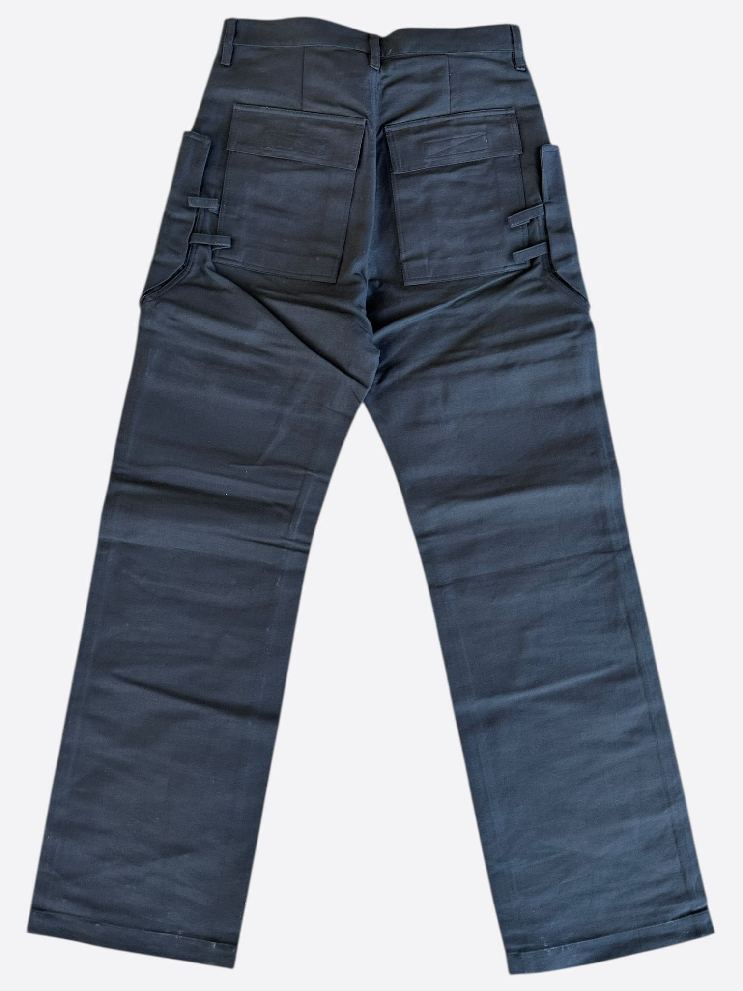 Rick Owens Rick Owens Black Stefan Cargo Pants Size US 31 - 2 Thumbnail