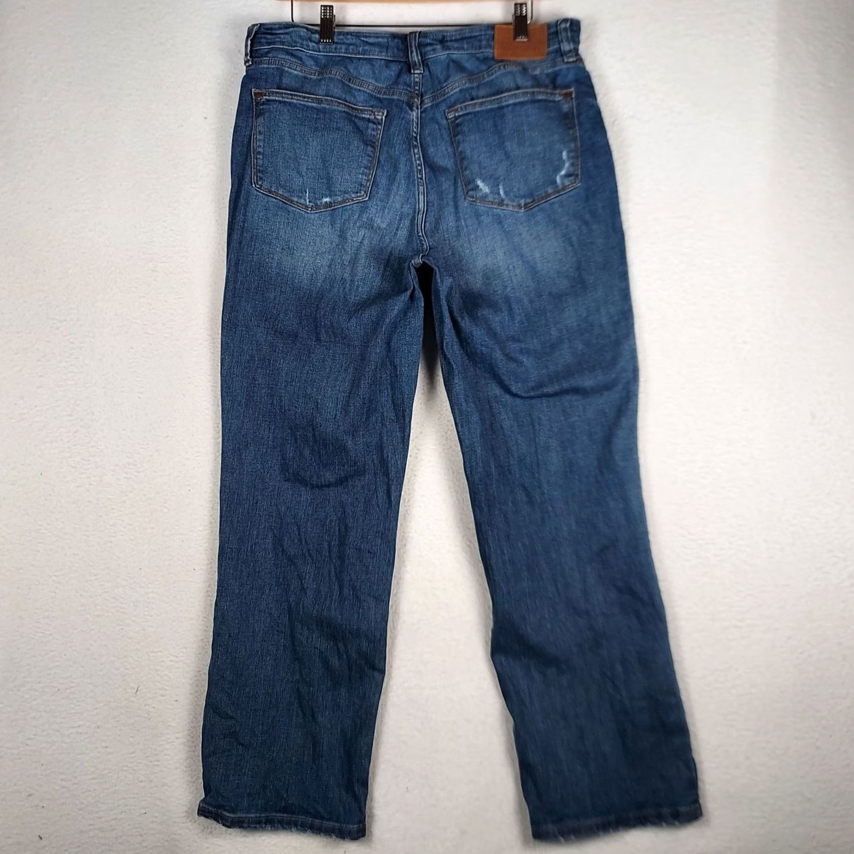 Vintage Judy Blue Women’s Straight Fit Jeans Size 28 Medium Wash Stretch Denim 5-Pocket Zip Regular Rise Mid Blue Womens Jeans Size 28" / US 6 / IT 42 - 2 Thumbnail