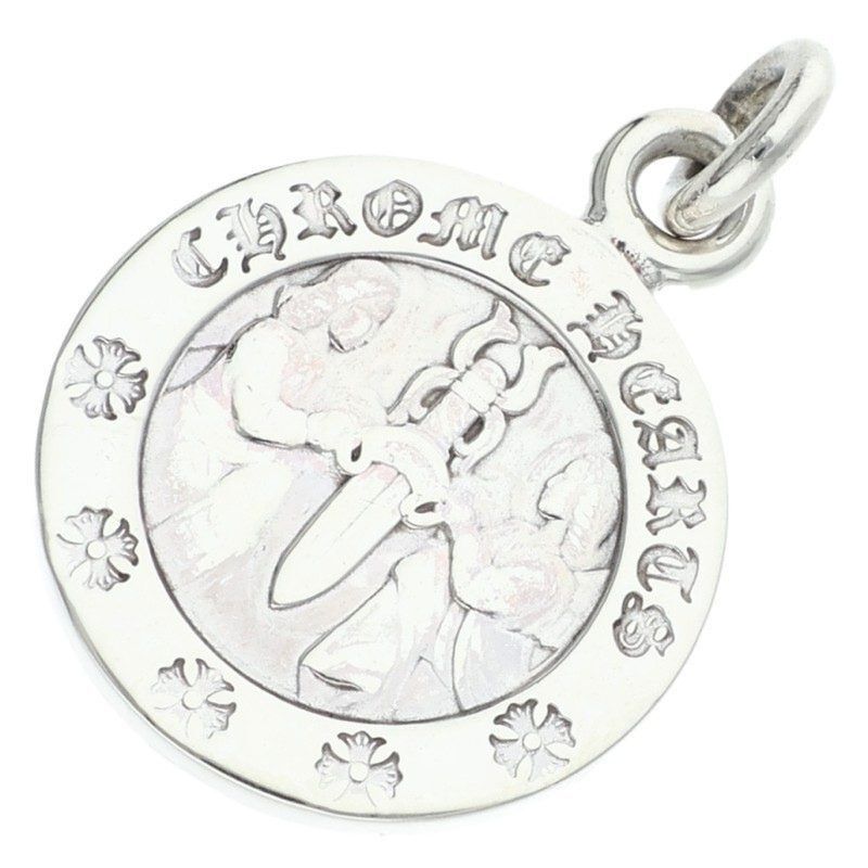 Chrome Hearts Chrome Hearts Angel Medal Charm Silver Necklace Size ONE SIZE - 1 Thumbnail