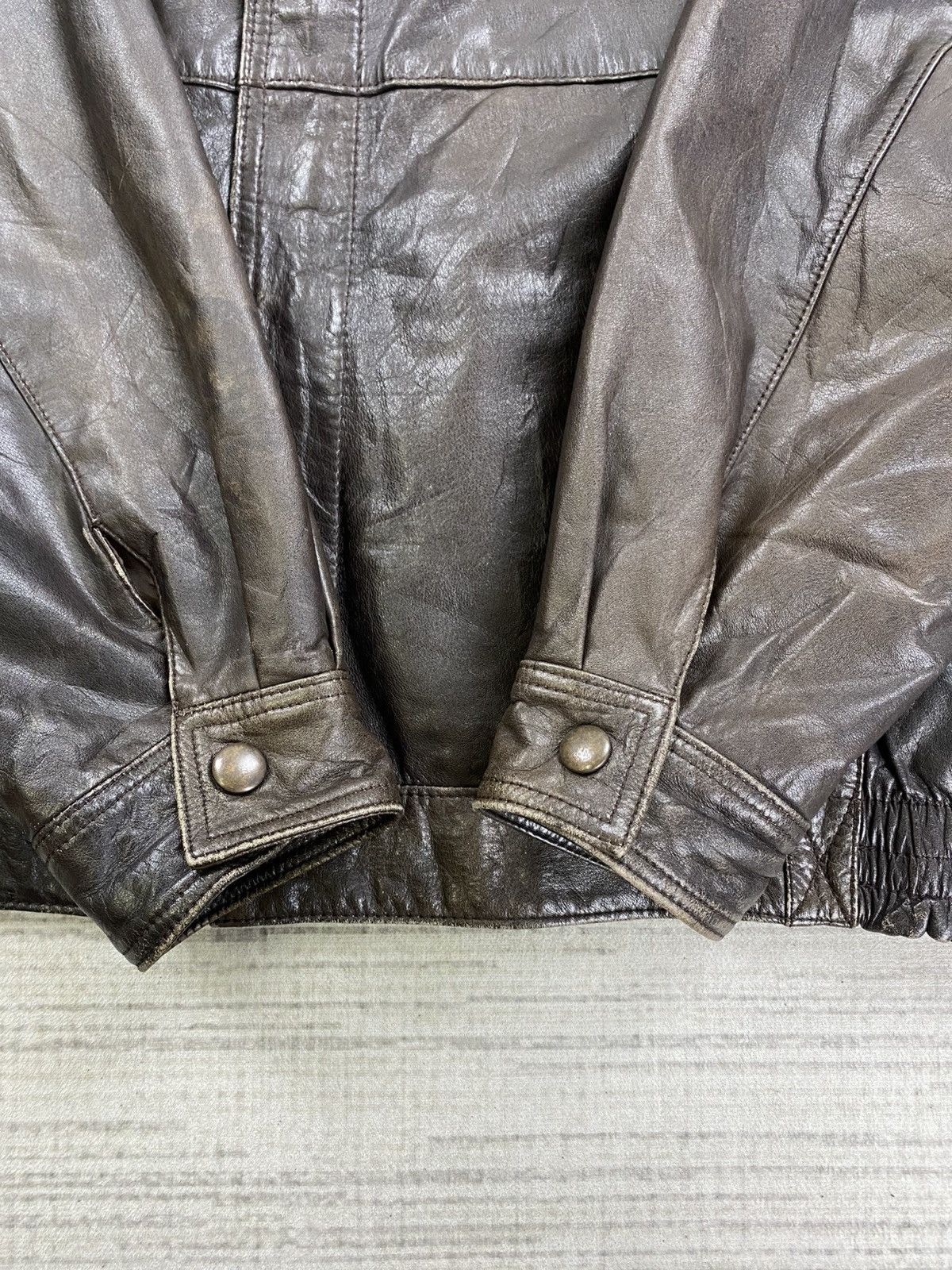 Le Grande Bleu (L.G.B.) × Vintage Vintage Japanese Brand Leather Jacket Size US L / EU 52-54 / 3 - 8 Thumbnail