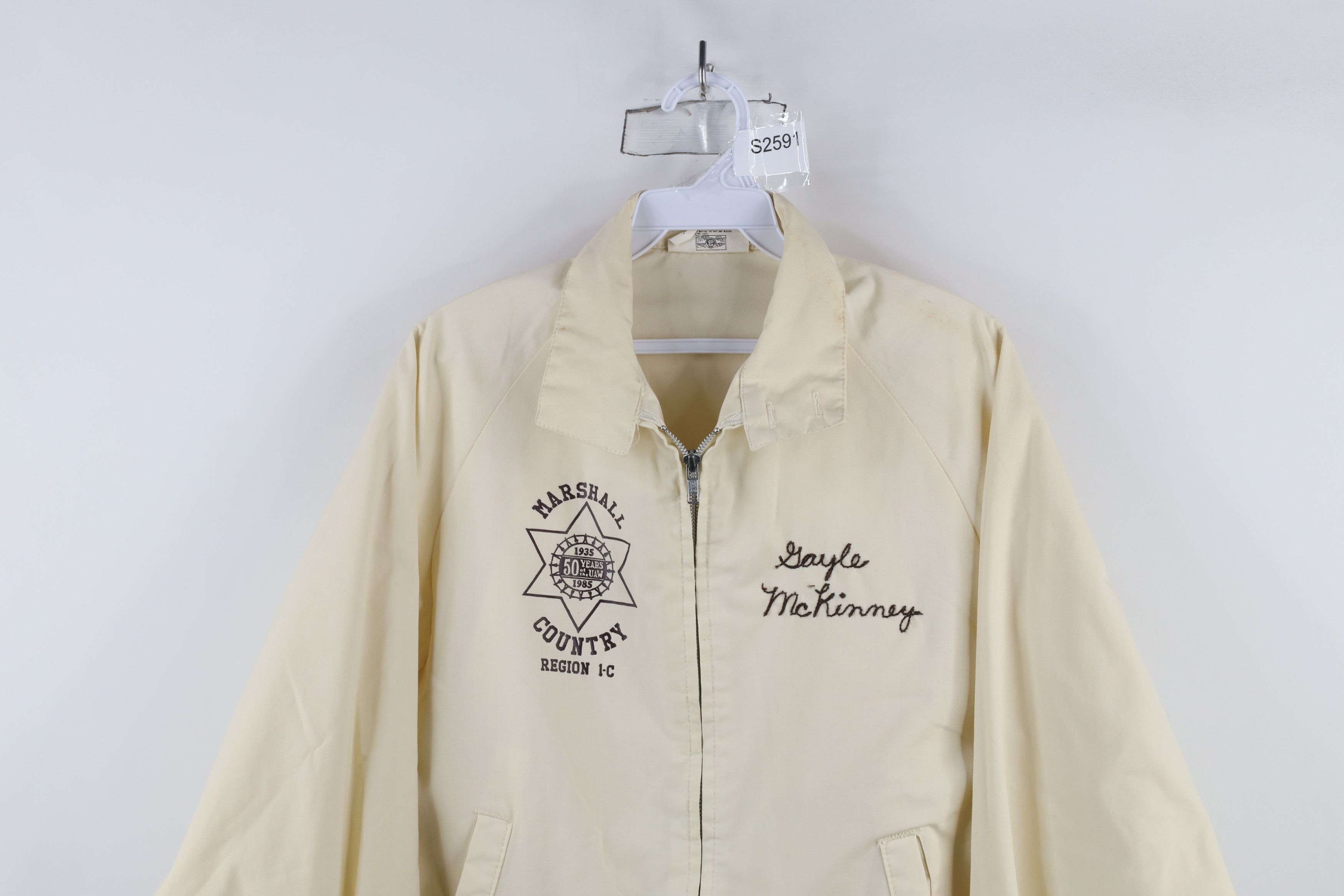 Vintage Vintage 80s UAW Marshall Country Region 1-C Racer Jacket USA Size US S / EU 44-46 / 1 - 2 Thumbnail