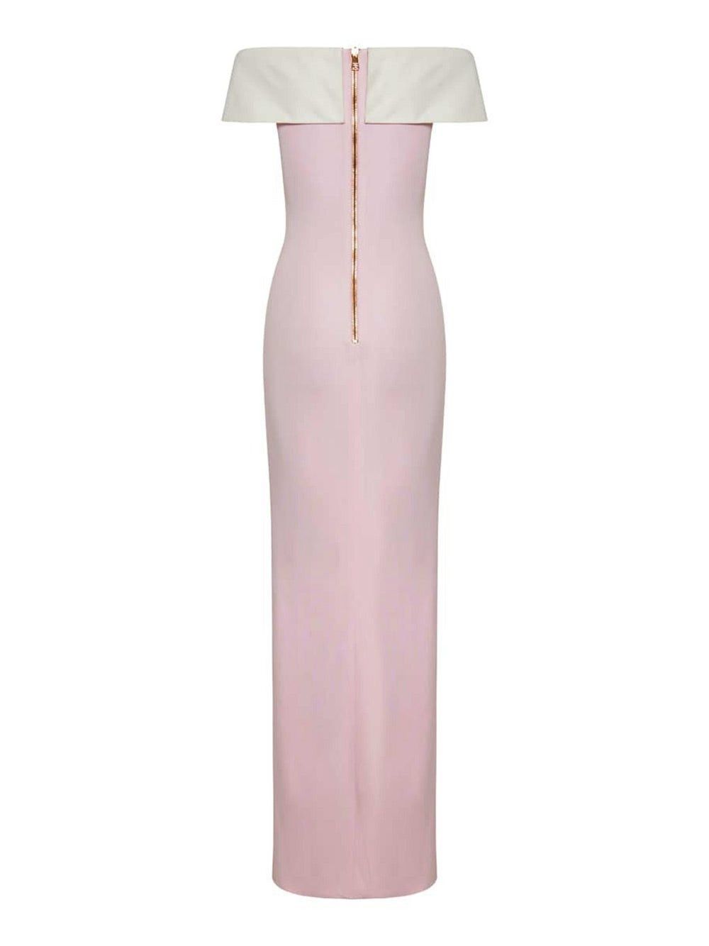Balmain o1y0525 Maxi Dress in Light Pink Size M / US 6-8 / IT 42-44 - 2 Thumbnail