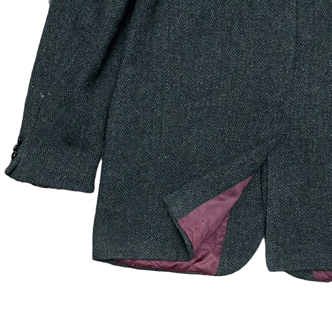 Harris Tweed Vintage Harris Tweed Hand Woven Wool Coat Size US L / EU 52-54 / 3 - 14 Thumbnail