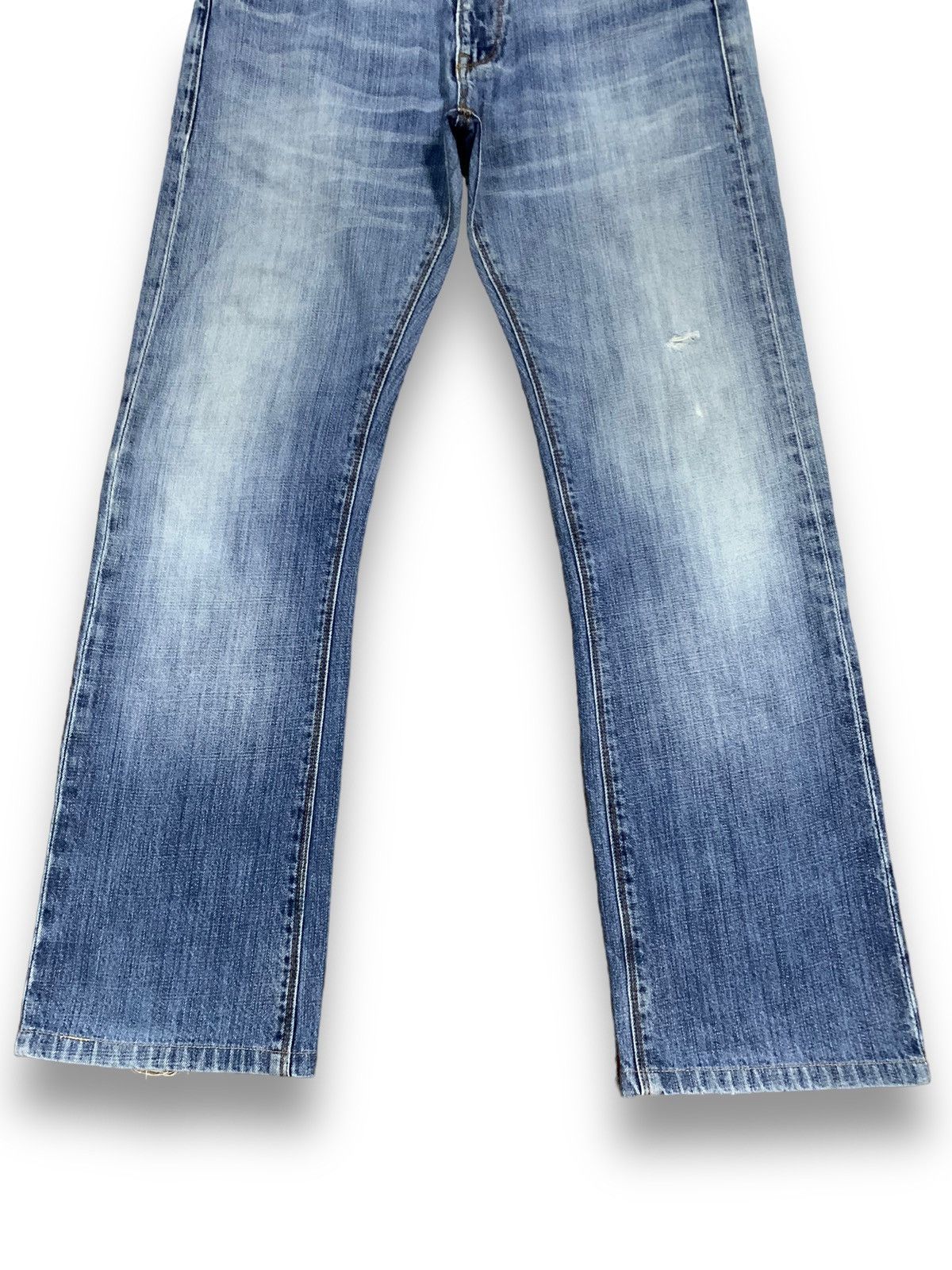 Paul Smith Vintage 90s R.Newbold Loose Fit Ripped Jeans by Paul Smith Size US 30 / EU 46 - 9 Thumbnail