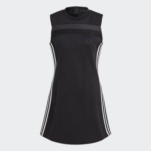 image of Adidas Blue Version 83-C Dress in Black, Women's (Size XS)