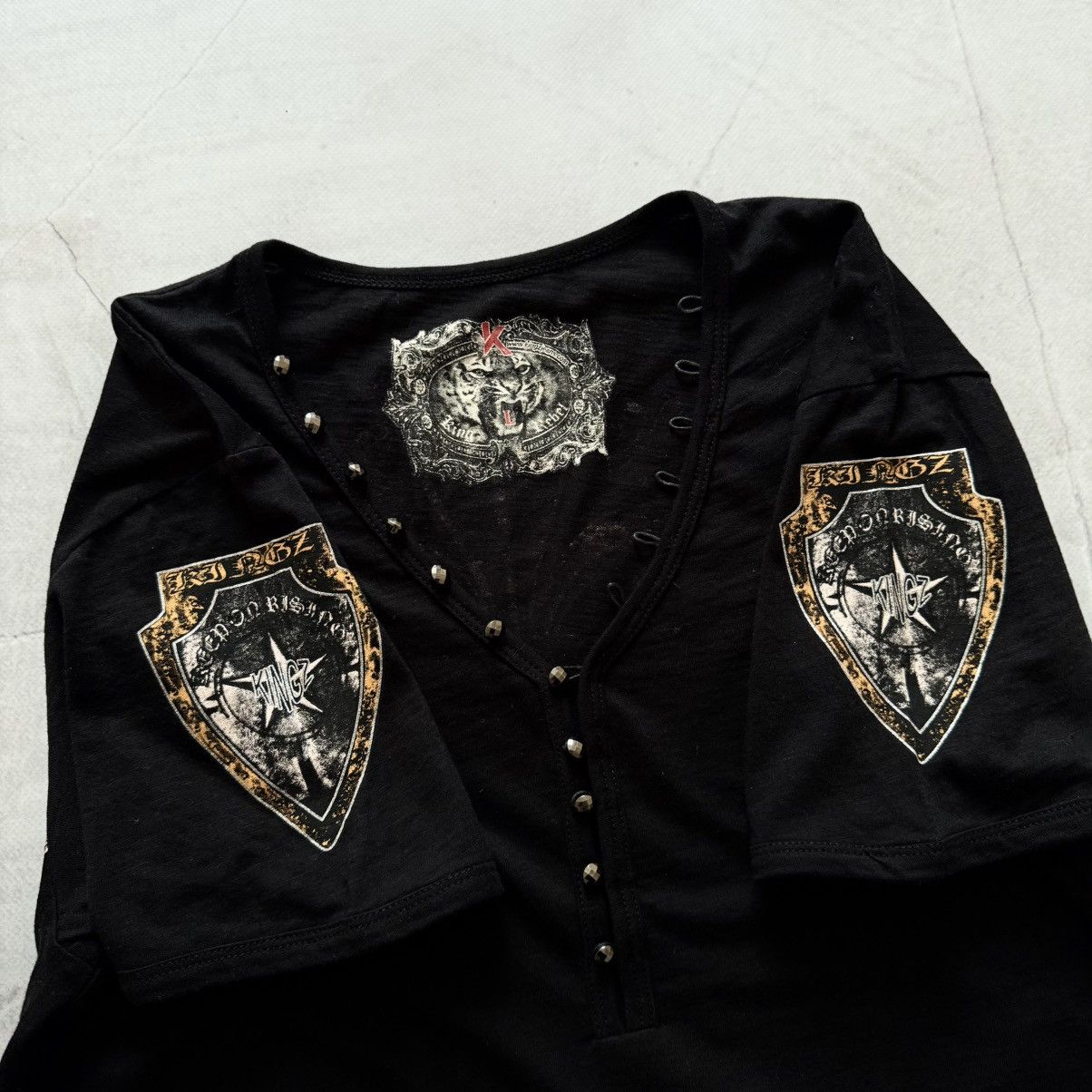 Hysteric Glamour Y2K King Rebel Hysteric Glamour Style T Shirt Ed Hardy Vibe Size US L / EU 52-54 / 3 - 7 Thumbnail