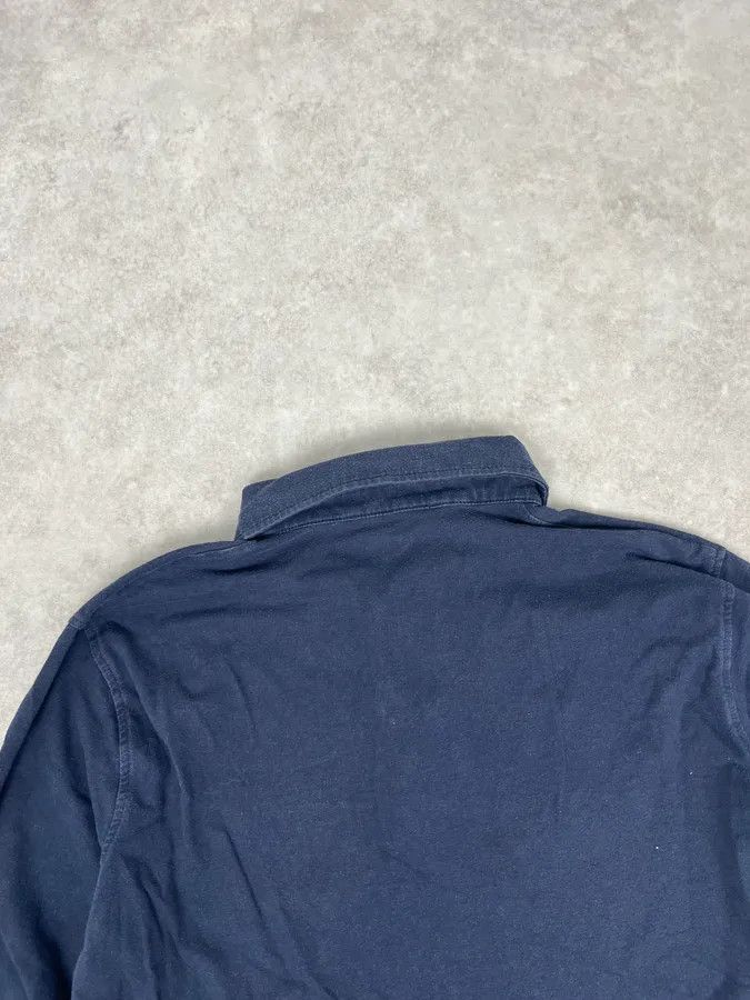 Prada 2000s Prada Navy Longsleeve Washed Polo Size US M / EU 48-50 / 2 - 6 Thumbnail